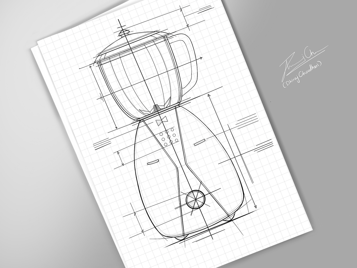 Hand drawn，illustration，sketch，industrial design，