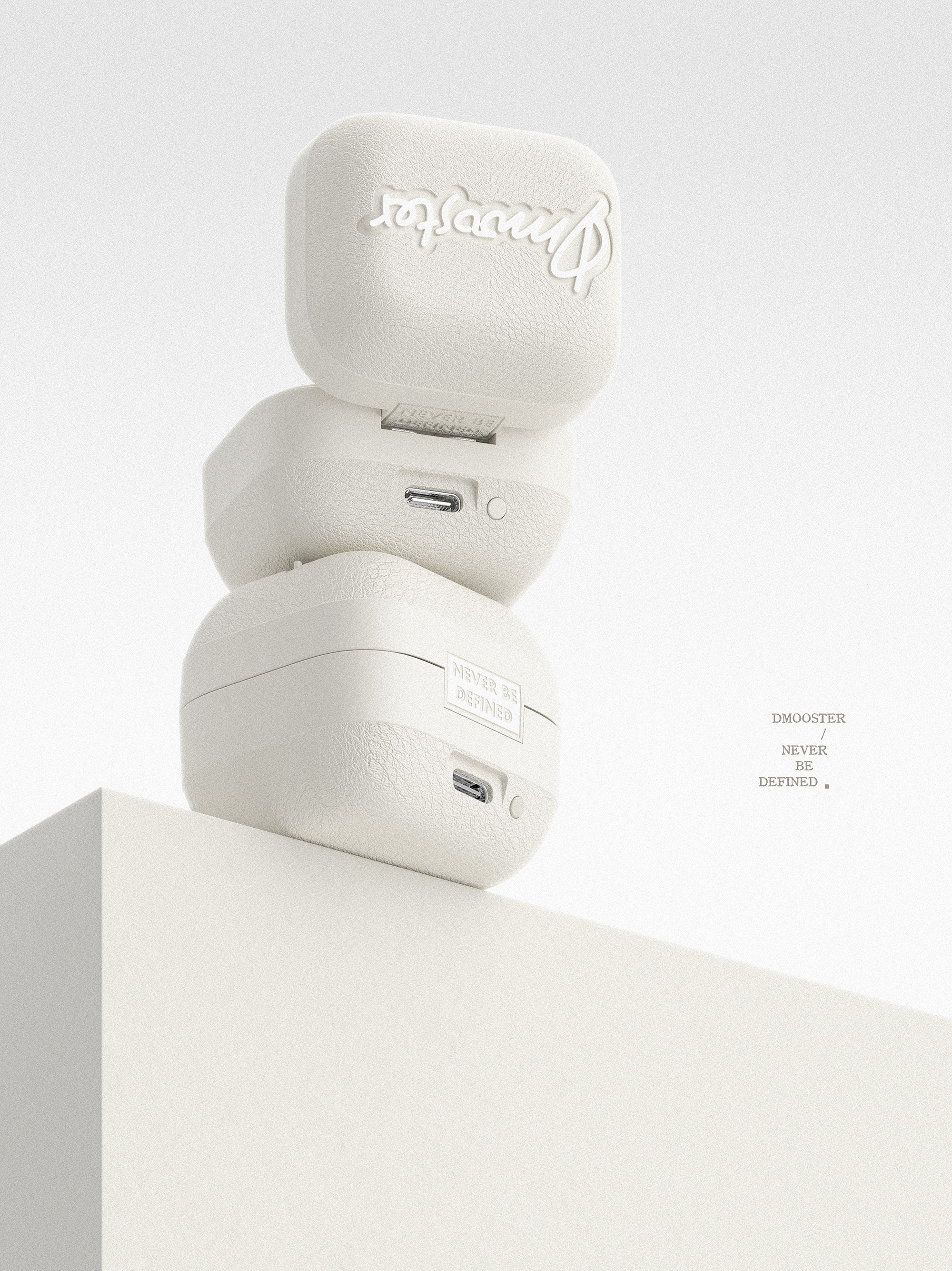 Big Monster，dmooster，Clip-Ear Headphones，Bluetooth headset，industrial design，Render，Chaopin，Tide card，