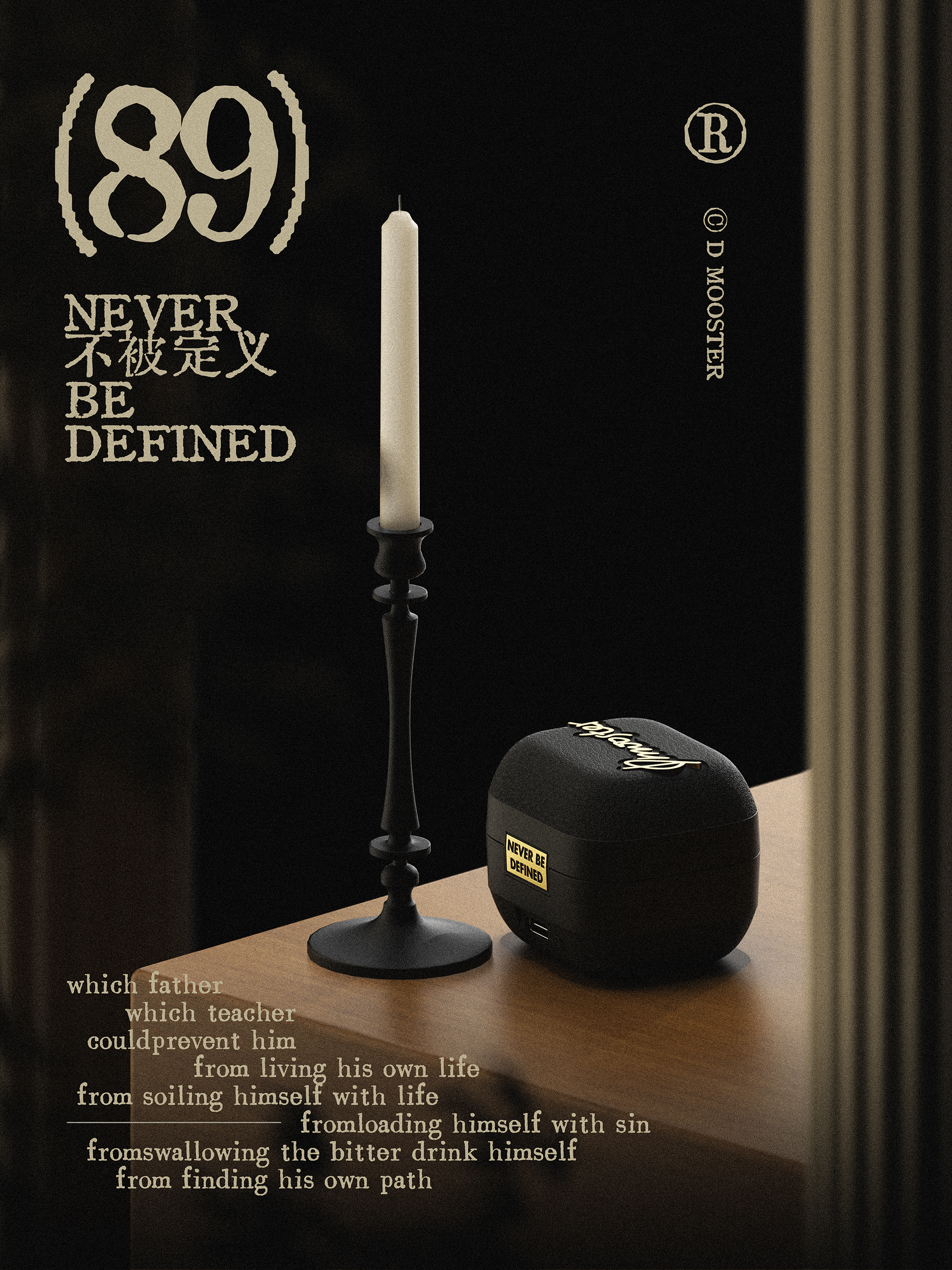 Big Monster，dmooster，Clip-Ear Headphones，Bluetooth headset，industrial design，Render，Chaopin，Tide card，