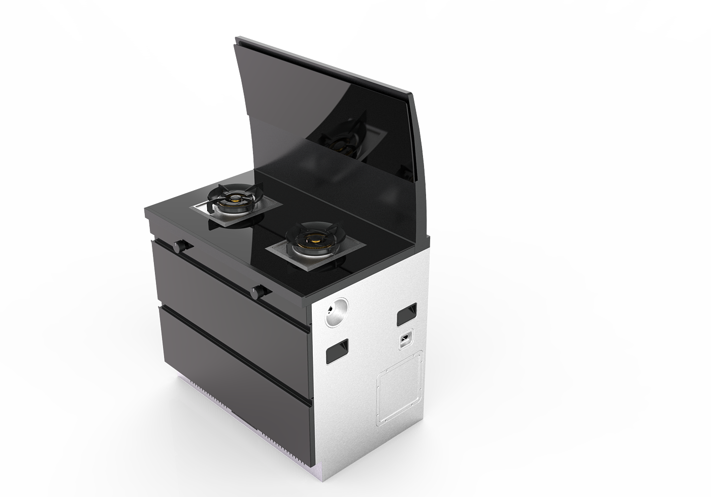 household electrical appliances，Kitchen appliances，Integrated stove，household，concept，