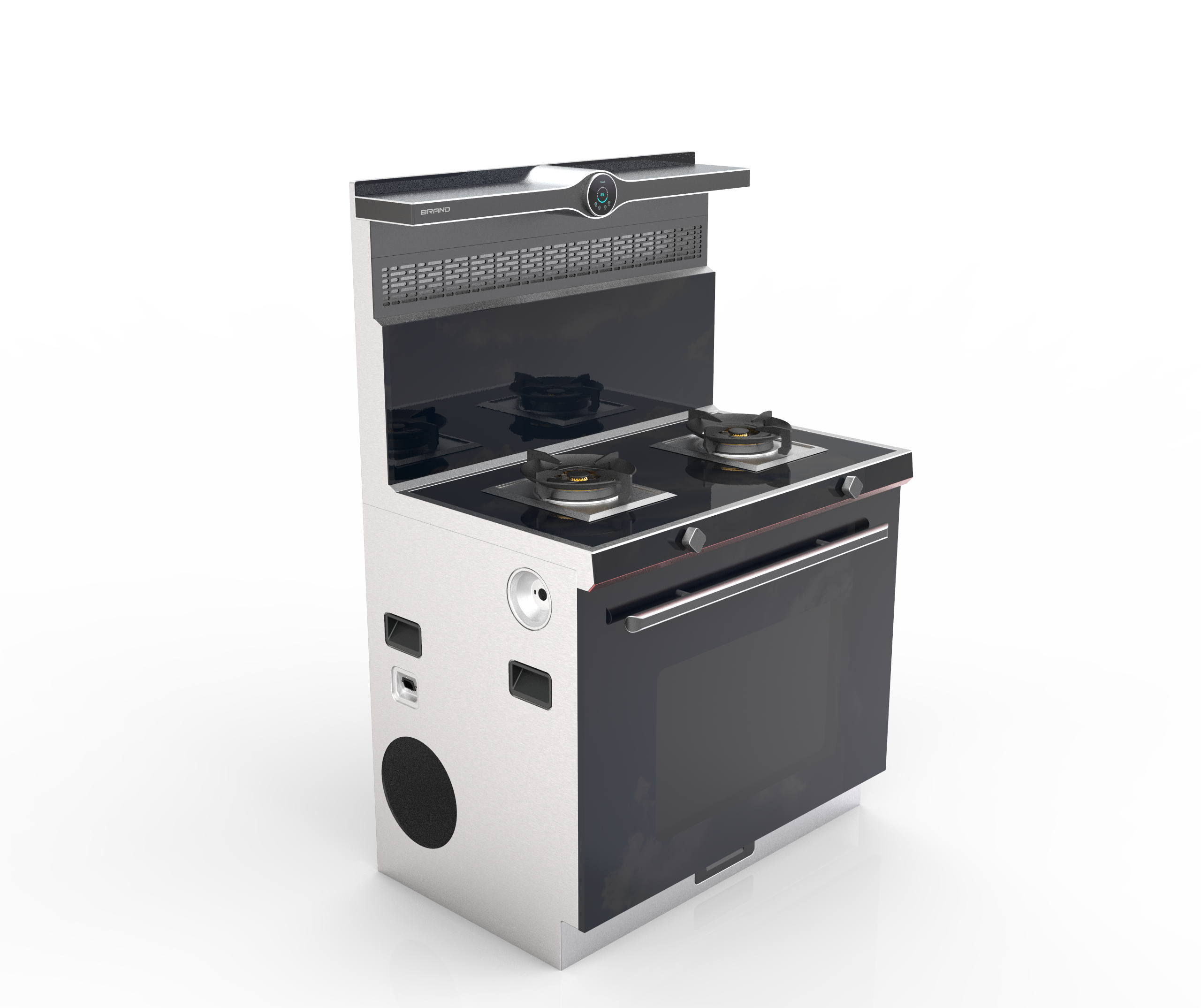 household electrical appliances，Kitchen appliances，Integrated stove，household，concept，