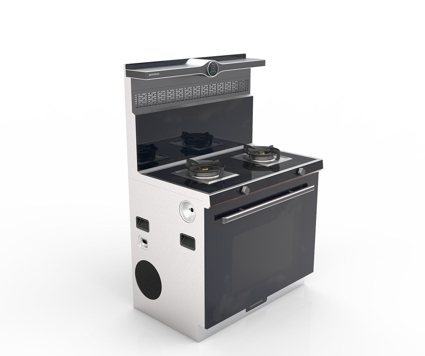 household electrical appliances，Kitchen appliances，Integrated stove，household，concept，