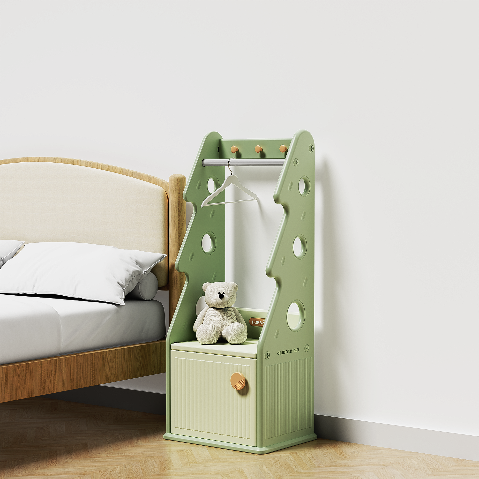 bedside cupboard，Coat rack，