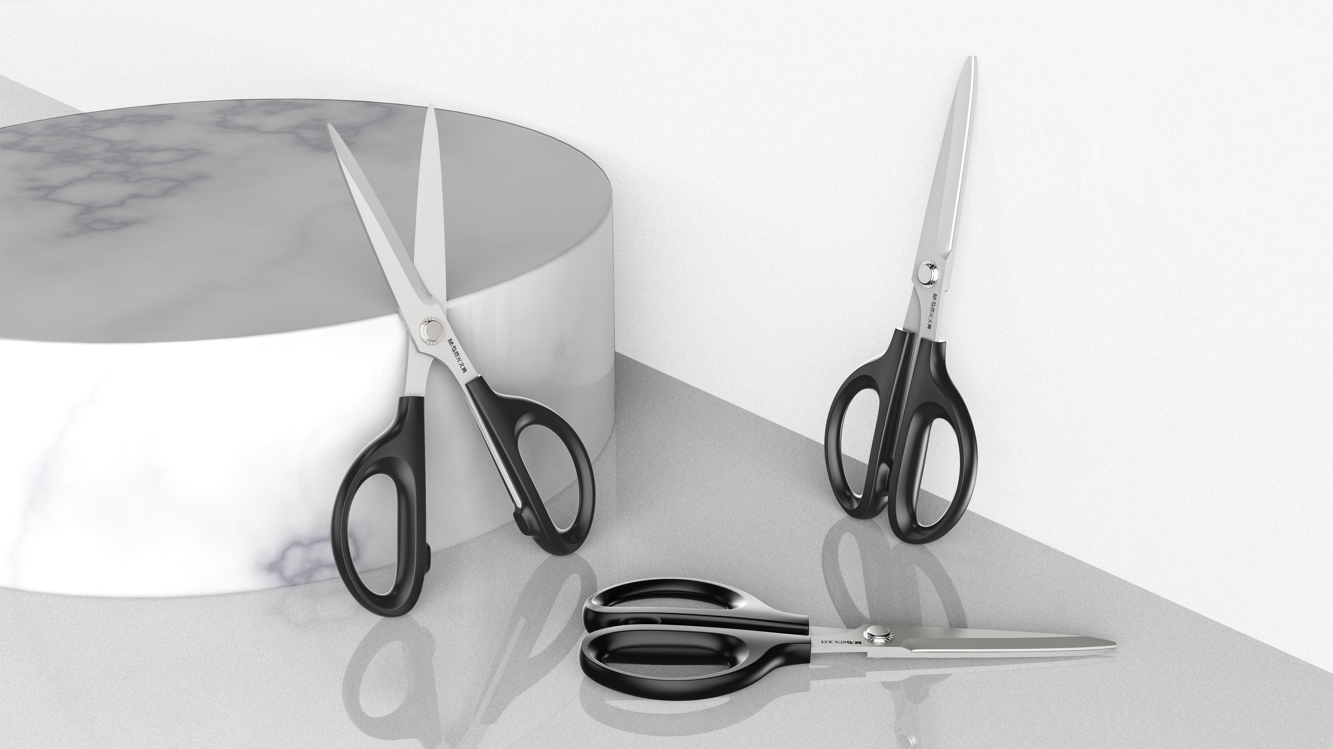 scissors，Chenguang Stationery，Ergonomic design，