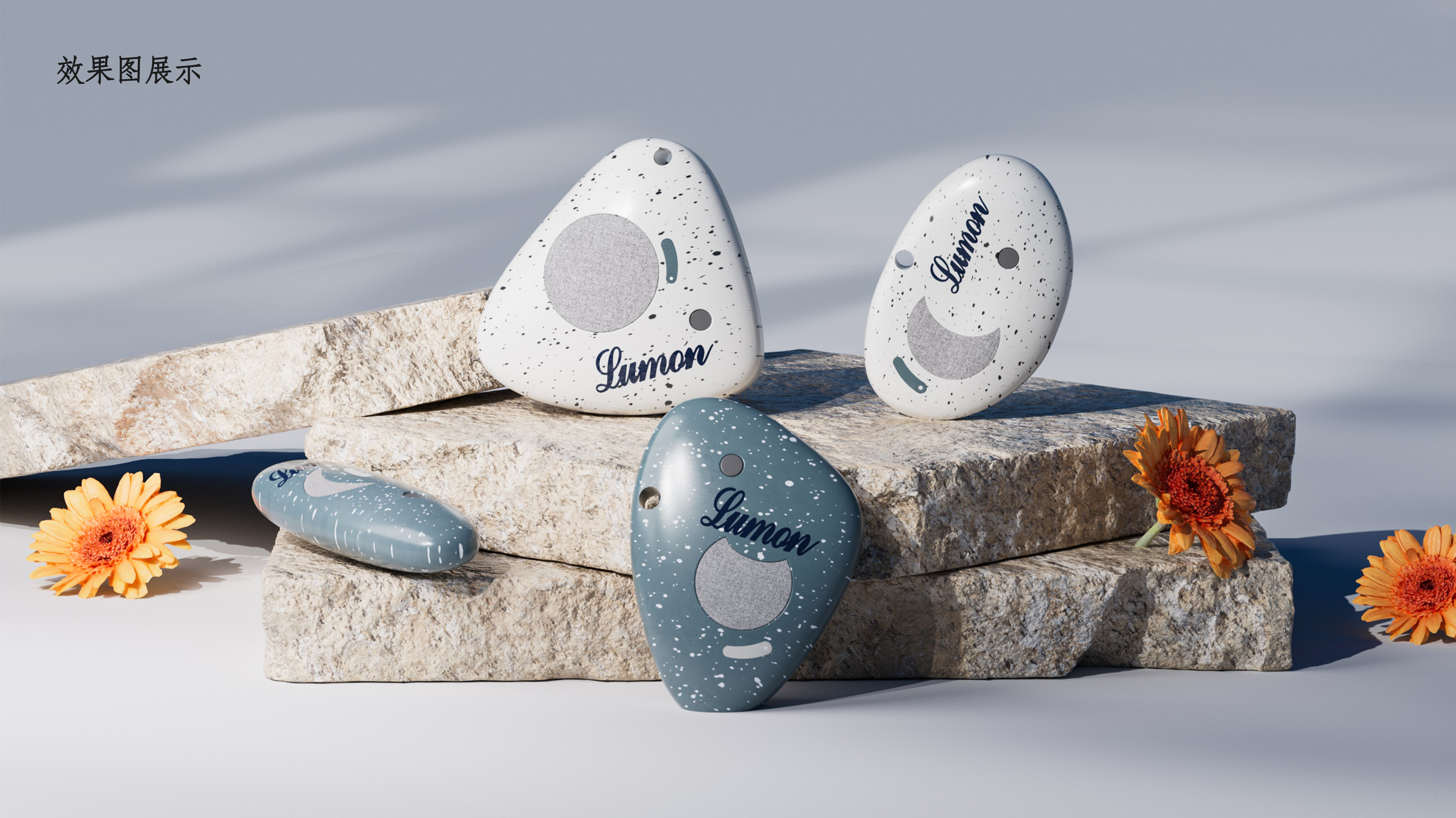 Audio, Goose Warm Stone, Industrial Design, Ornaments，