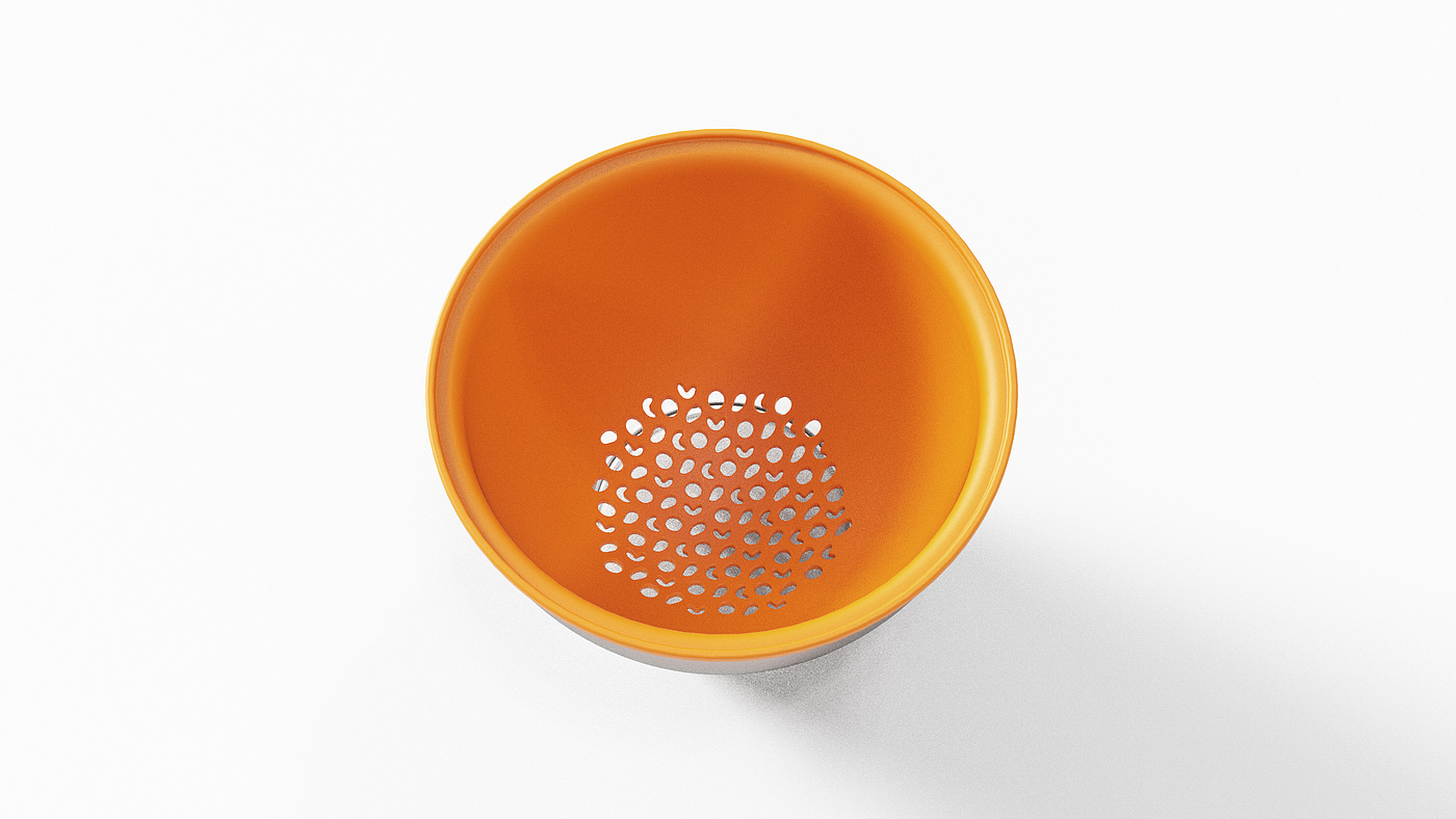 Drain basket，Receive，Kitchen supplies，Appearance design，Design case sharing，One person food，Shanghai Design Company，