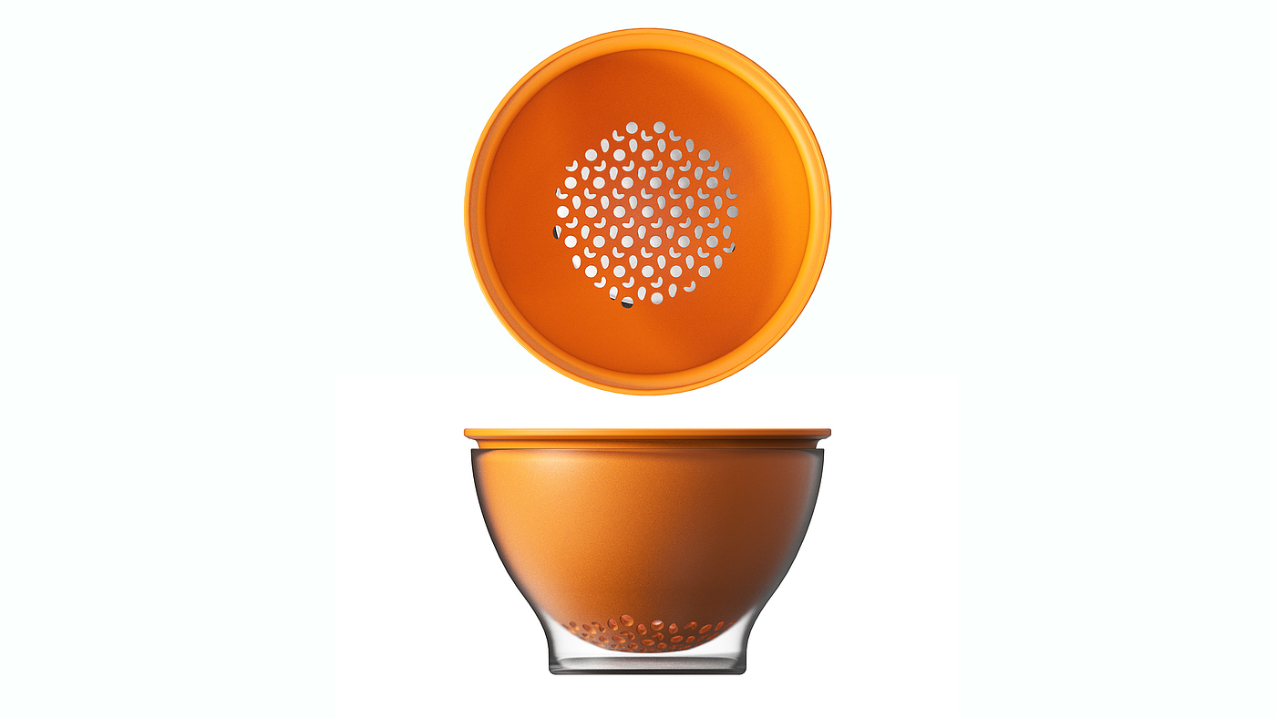 Drain basket，Receive，Kitchen supplies，Appearance design，Design case sharing，One person food，Shanghai Design Company，