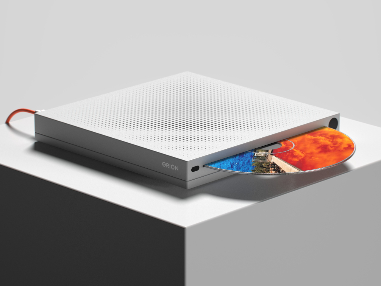 CD player，orion，Industrial style，Modern aesthetics，