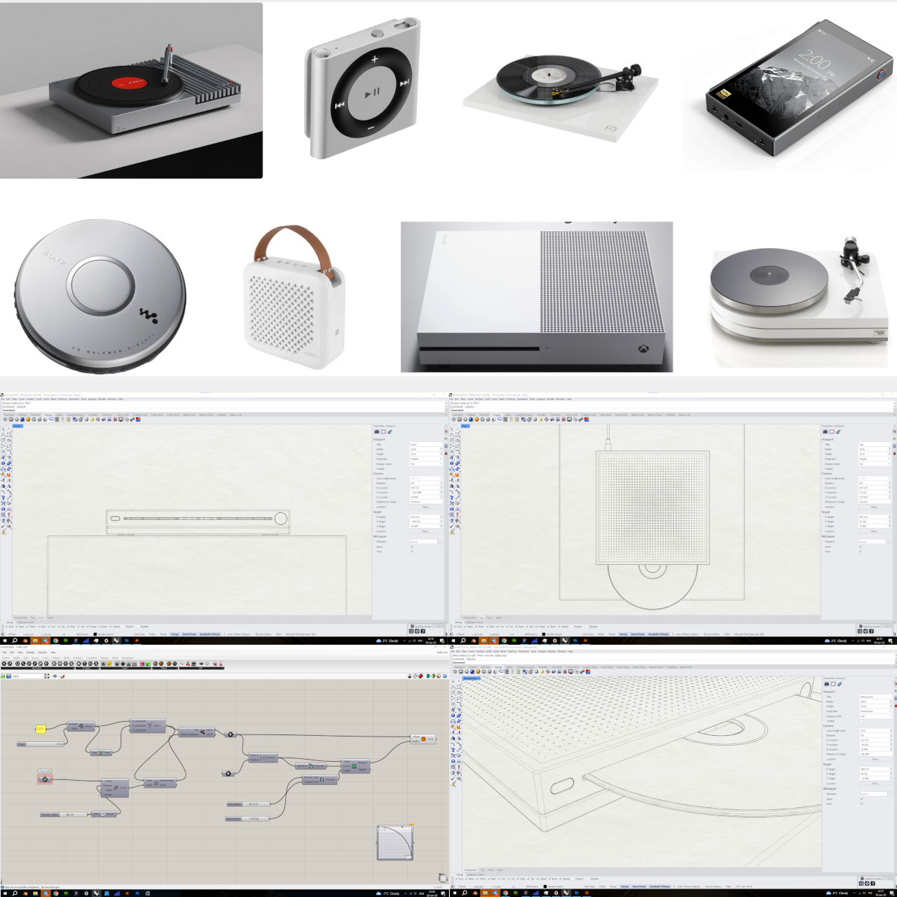 CD player，orion，Industrial style，Modern aesthetics，