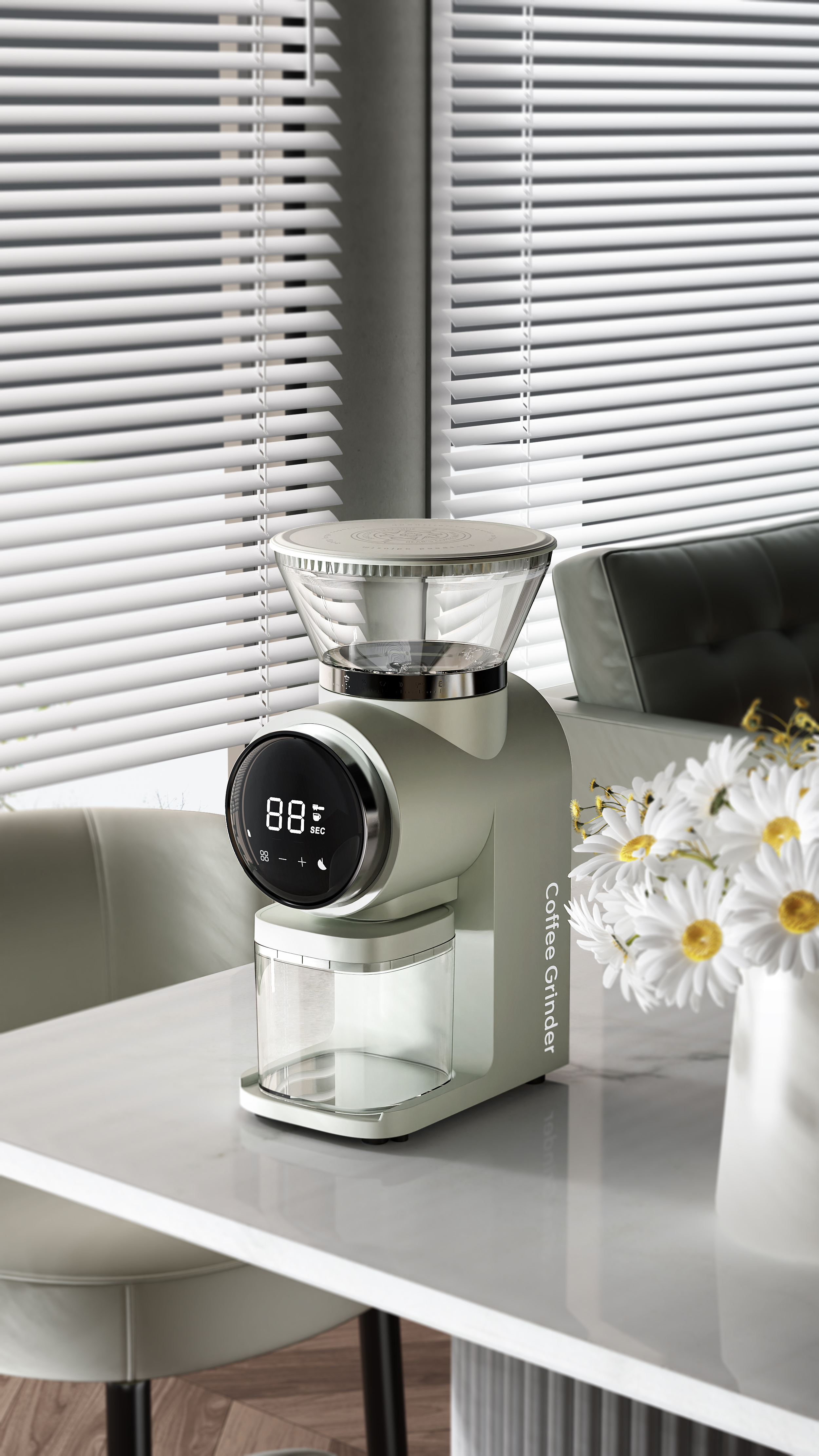 Bean grinder，Coffee machine，industrial design，product design，Original design，Small electrical appliances，Amy Design，