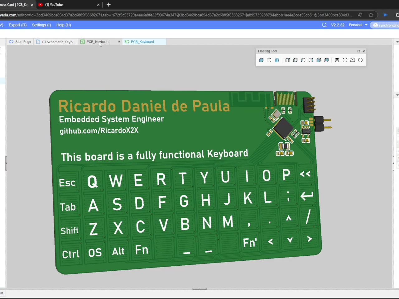 business card，Circuit board，keyboard，multi-function，USB-C，