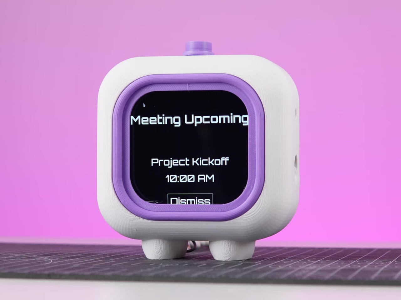 Pomodoro Bot，Tomato working method，Desktop robot，Ambient light sensor，