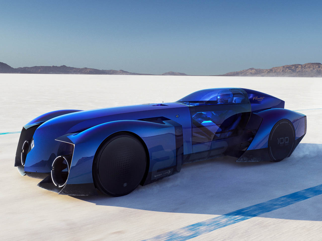 Renault，Batmobile，Concept electric car，aluminum carbon fiber，steel alloy，