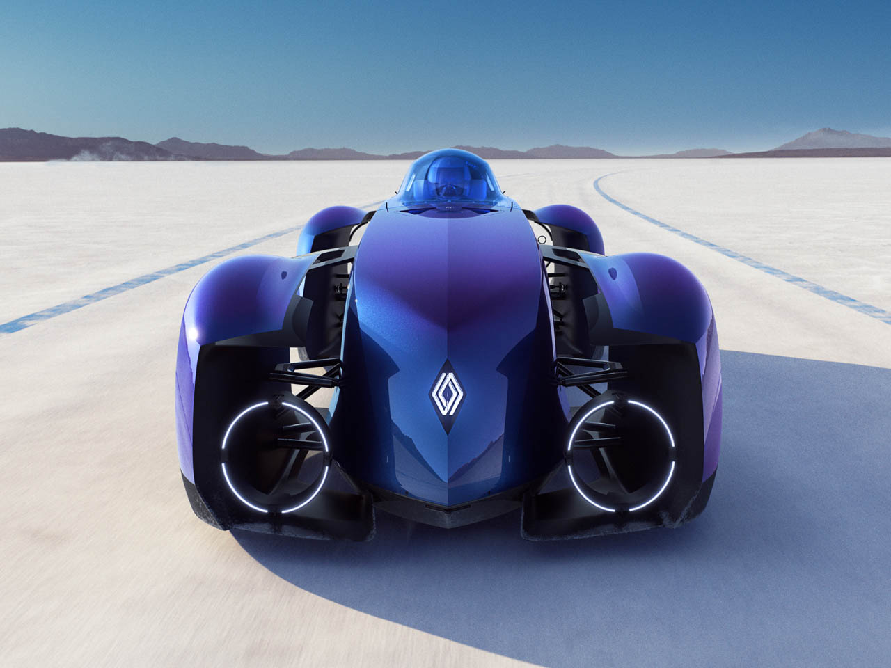 Renault，Batmobile，Concept electric car，aluminum carbon fiber，steel alloy，