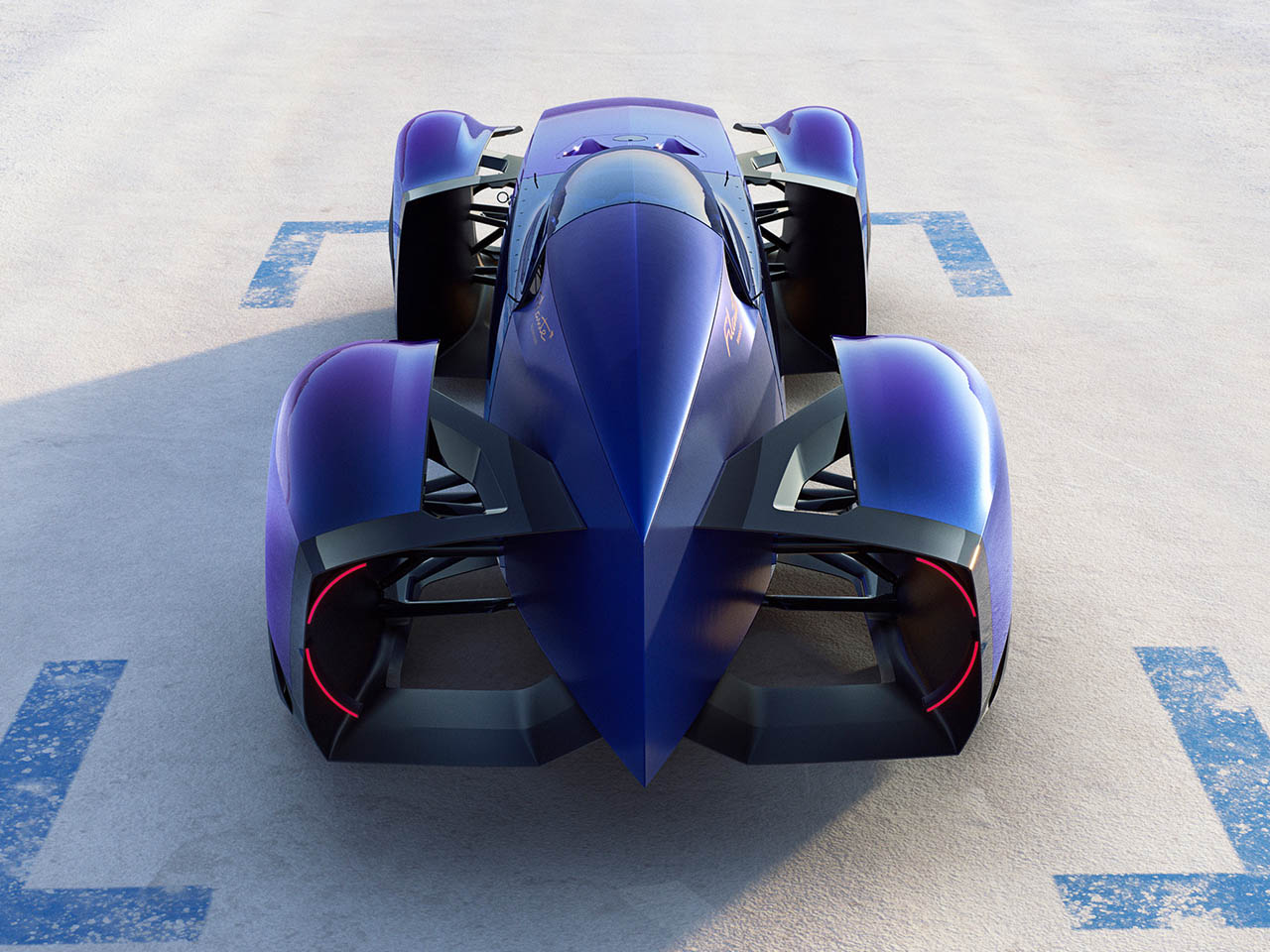 Renault，Batmobile，Concept electric car，aluminum carbon fiber，steel alloy，