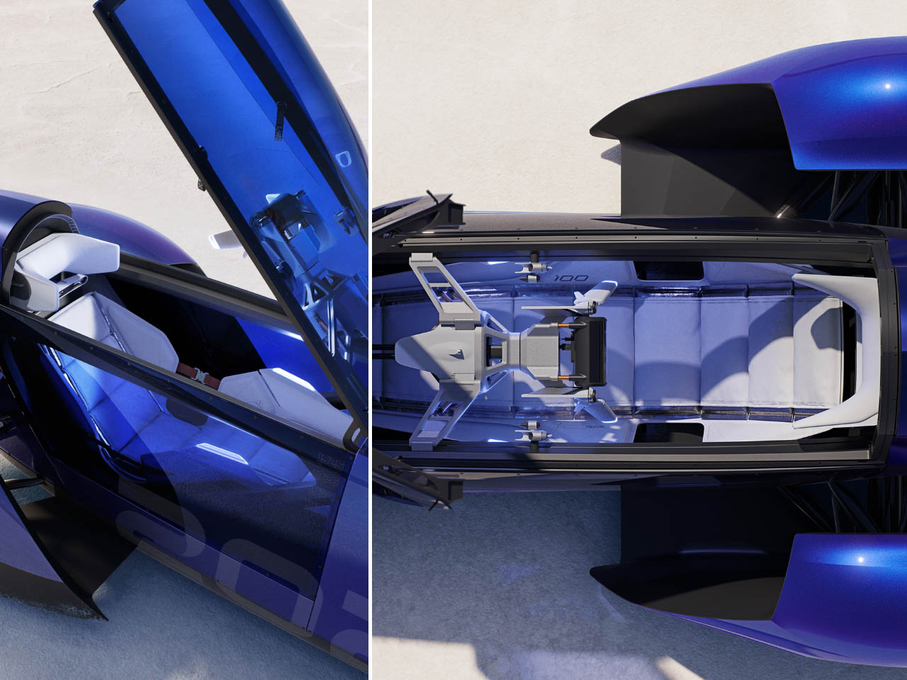 Renault，Batmobile，Concept electric car，aluminum carbon fiber，steel alloy，