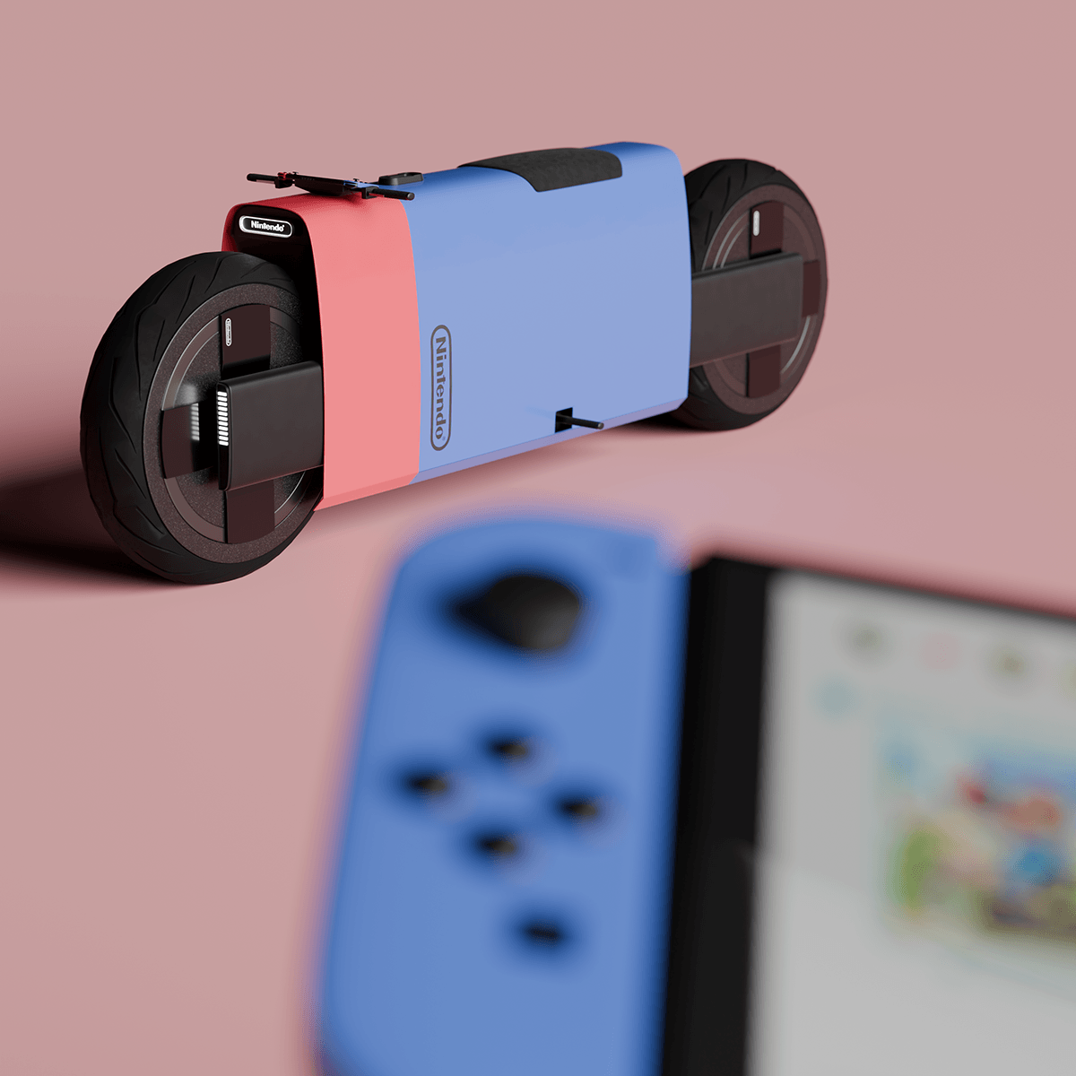 Nintendo Motorcycle，vehicle，motorcycle，Nintendo，