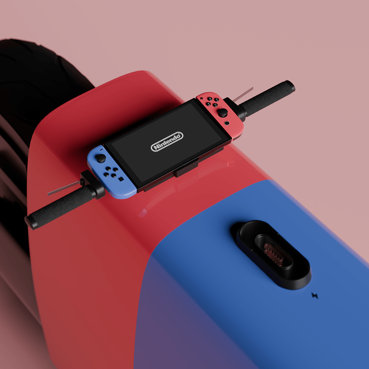 Nintendo Motorcycle，vehicle，motorcycle，Nintendo，