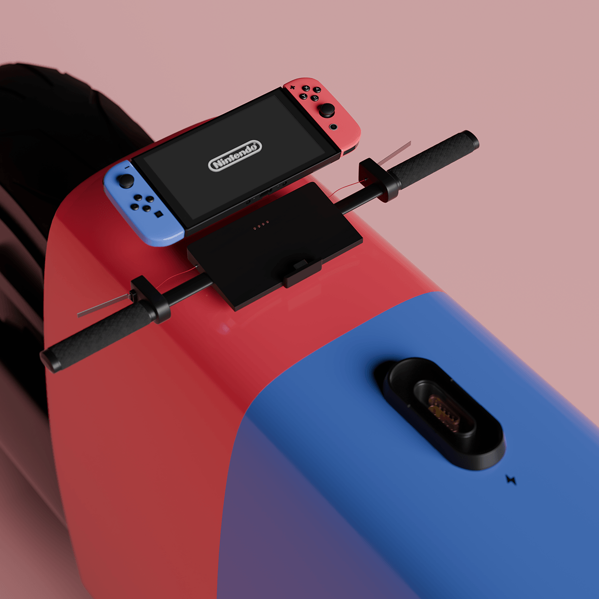 Nintendo Motorcycle，vehicle，motorcycle，Nintendo，