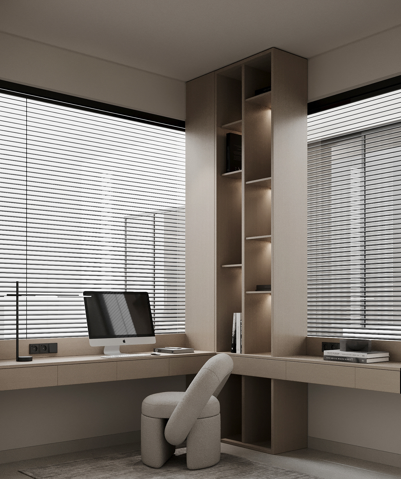 STUDY AREA，Study，Interior design，environment，