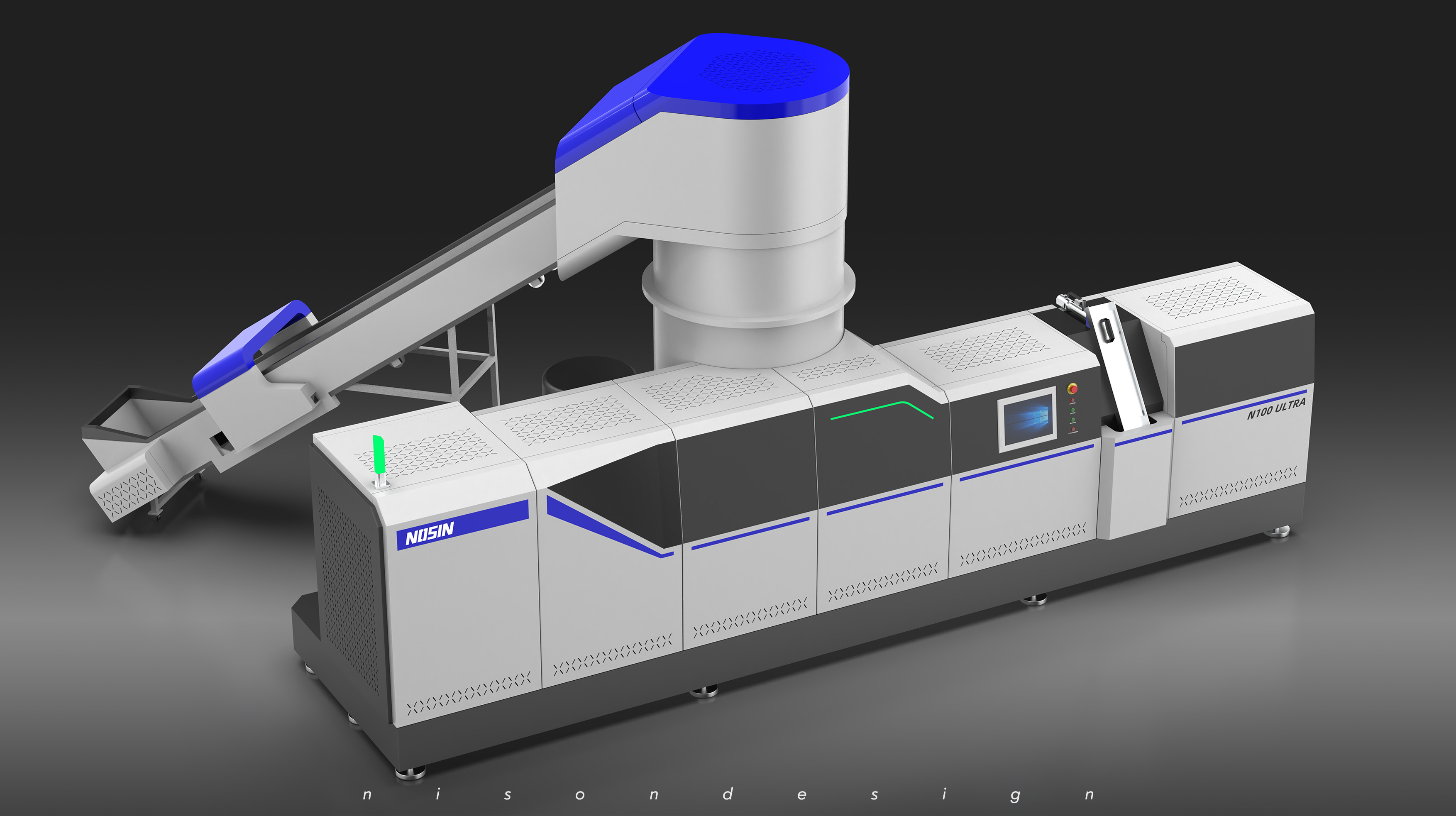 industrial design，Sheet metal equipment，Sheet metal structure，Rubber and plastic equipment，granulator，