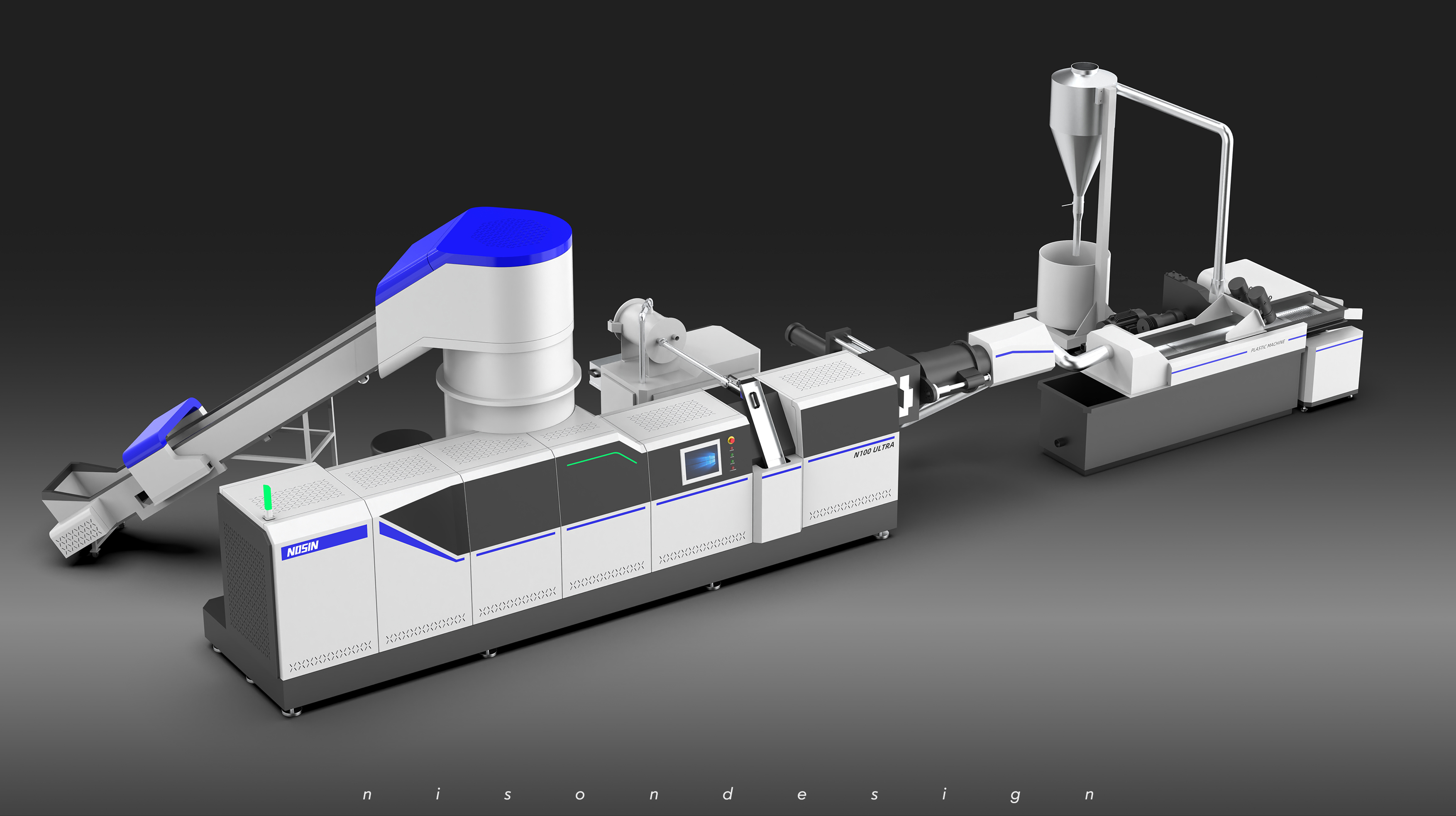 industrial design，Sheet metal equipment，Sheet metal structure，Rubber and plastic equipment，granulator，