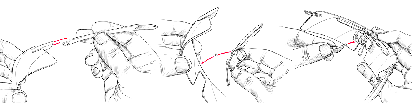 ONERA，glasses，Outdoor equipment，product design，