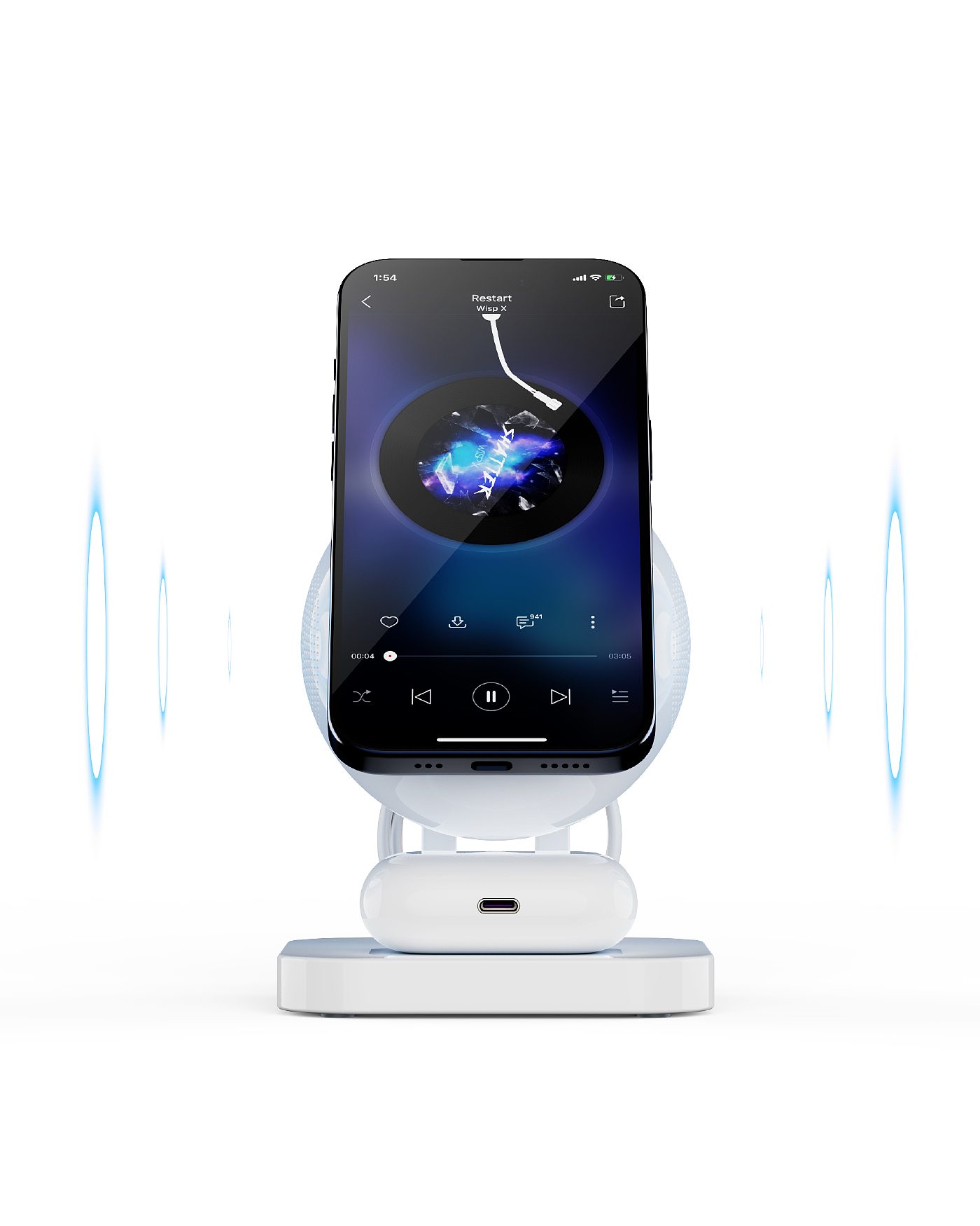 Three-in-one wireless charger，wireless charger ，3C products，