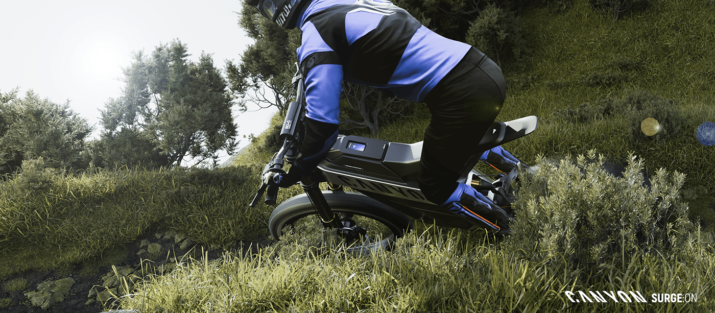 vehicle，Electric motorcycle，Electric off-road vehicle，CANYON Surge，