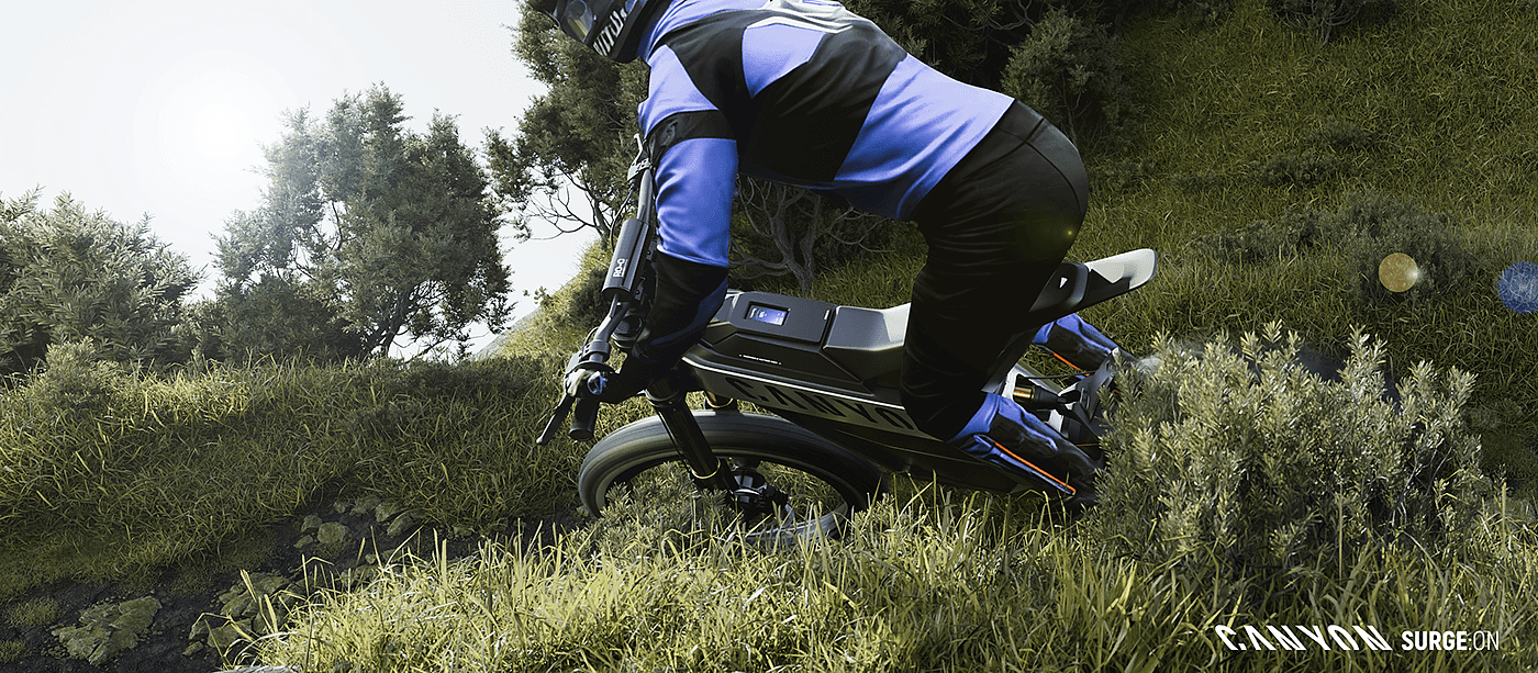 vehicle，Electric motorcycle，Electric off-road vehicle，CANYON Surge，