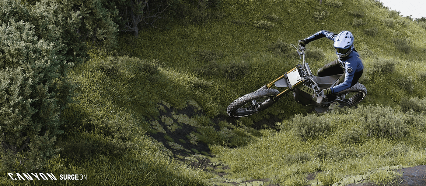 vehicle，Electric motorcycle，Electric off-road vehicle，CANYON Surge，