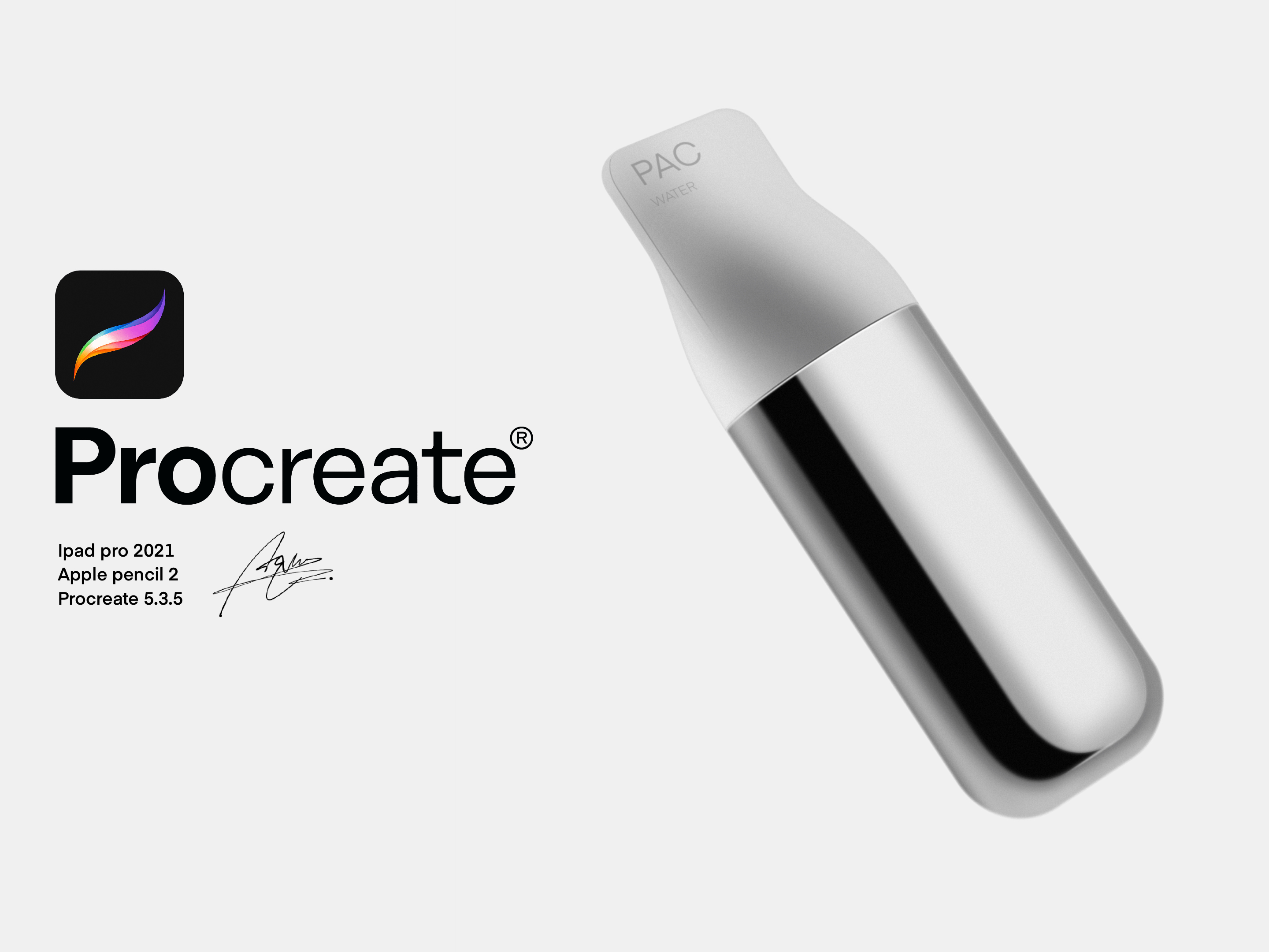 Procreate，industrial design，Ubee ，