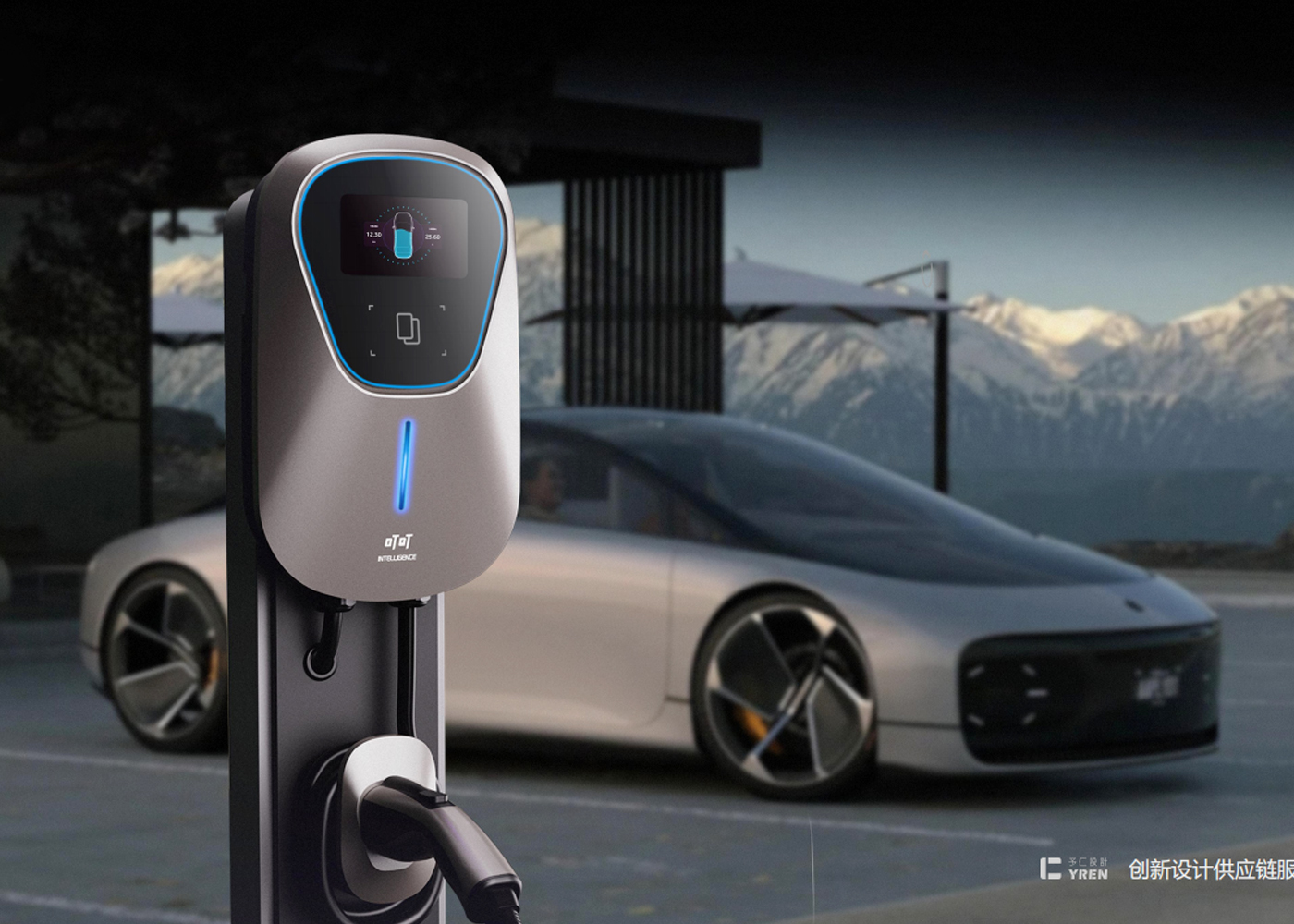 AC charging pile，Charging pile，7kw charging pile，New energy charging pile，Household charging pile，Charging station，Automobile charging pile，Shared charging pile，