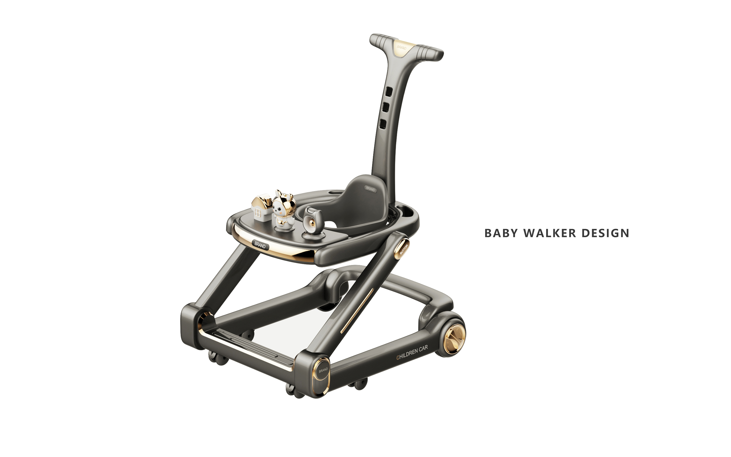 Children's Walker，product design，