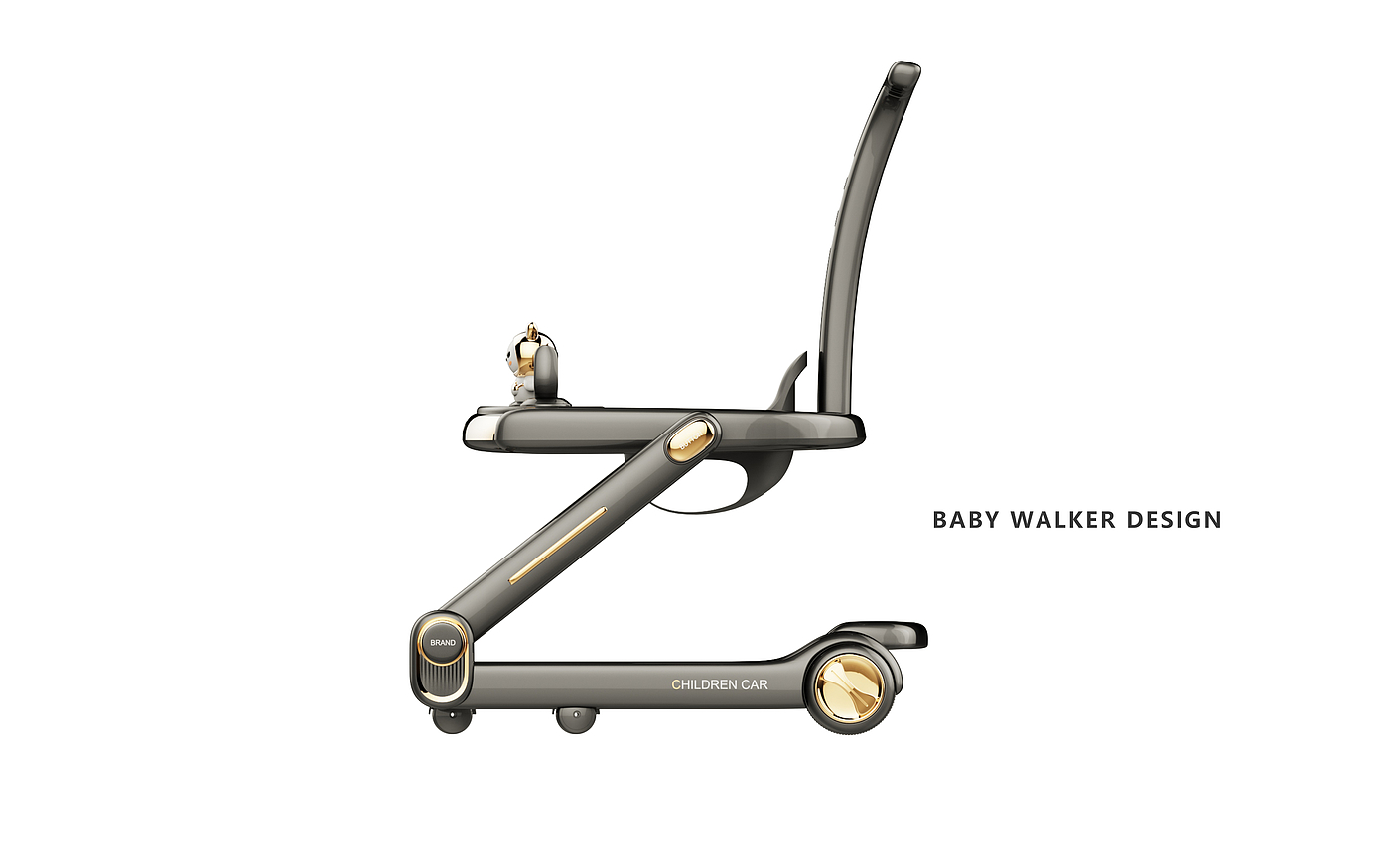 Children's Walker，product design，