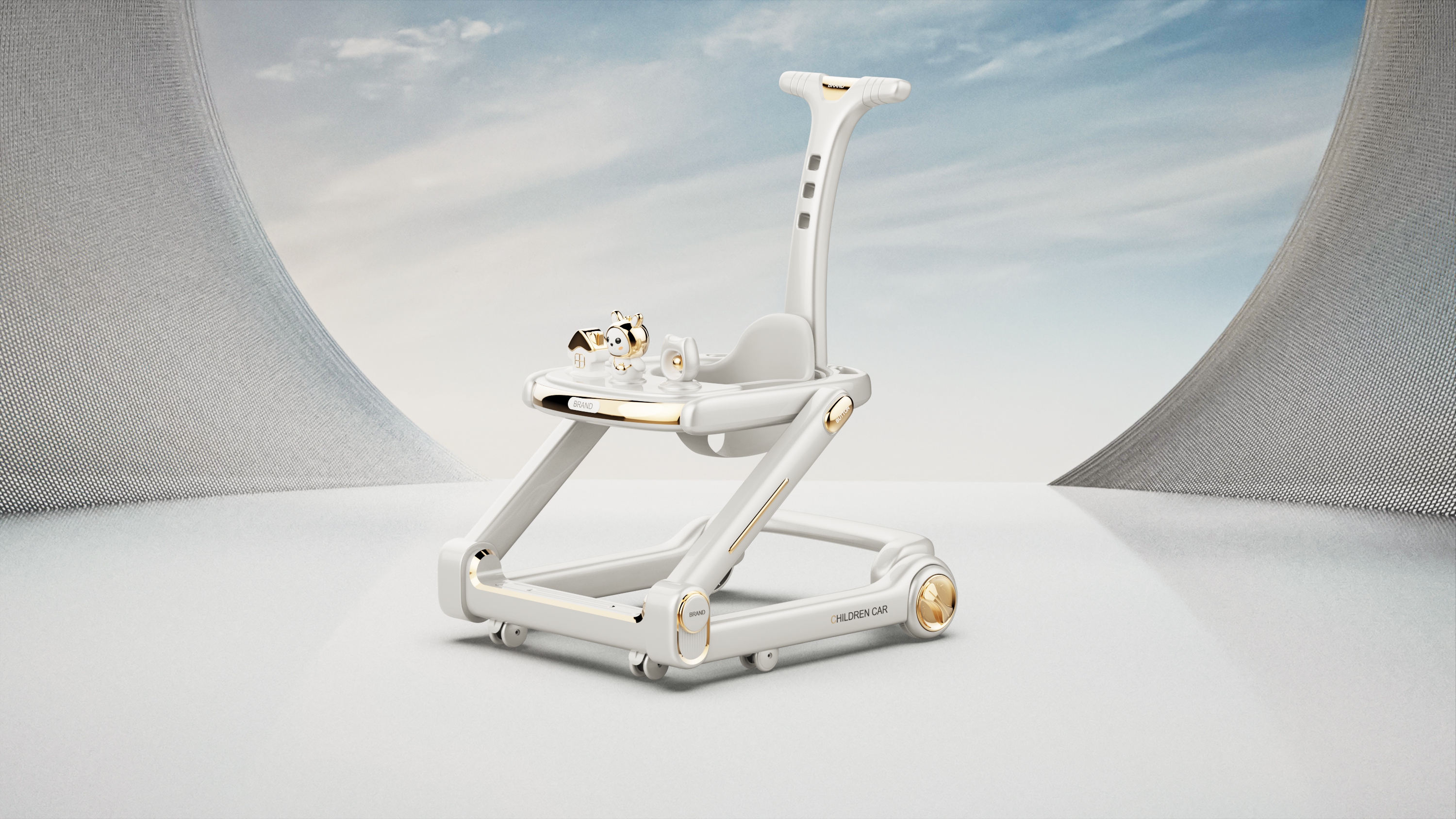 Children's Walker，product design，