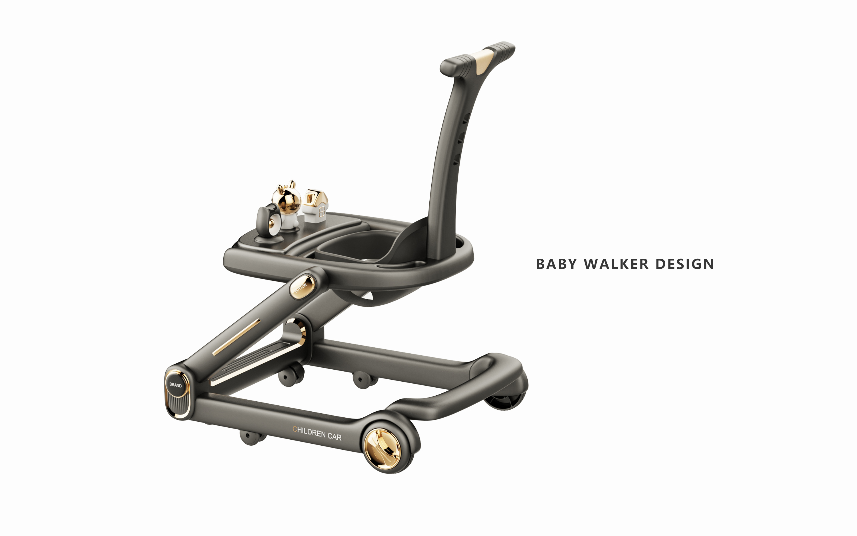 Children's Walker，product design，