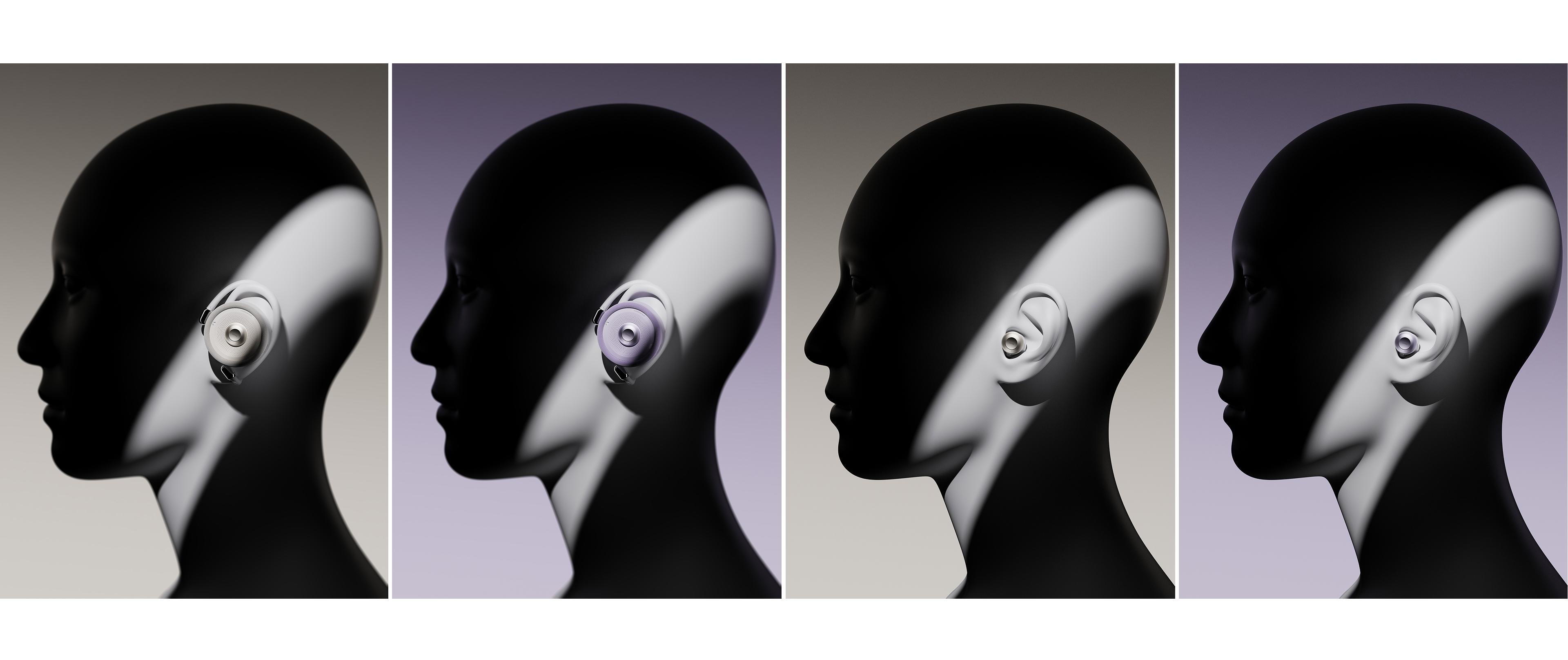 zero sense curve，product design，Digital intelligence，headset，