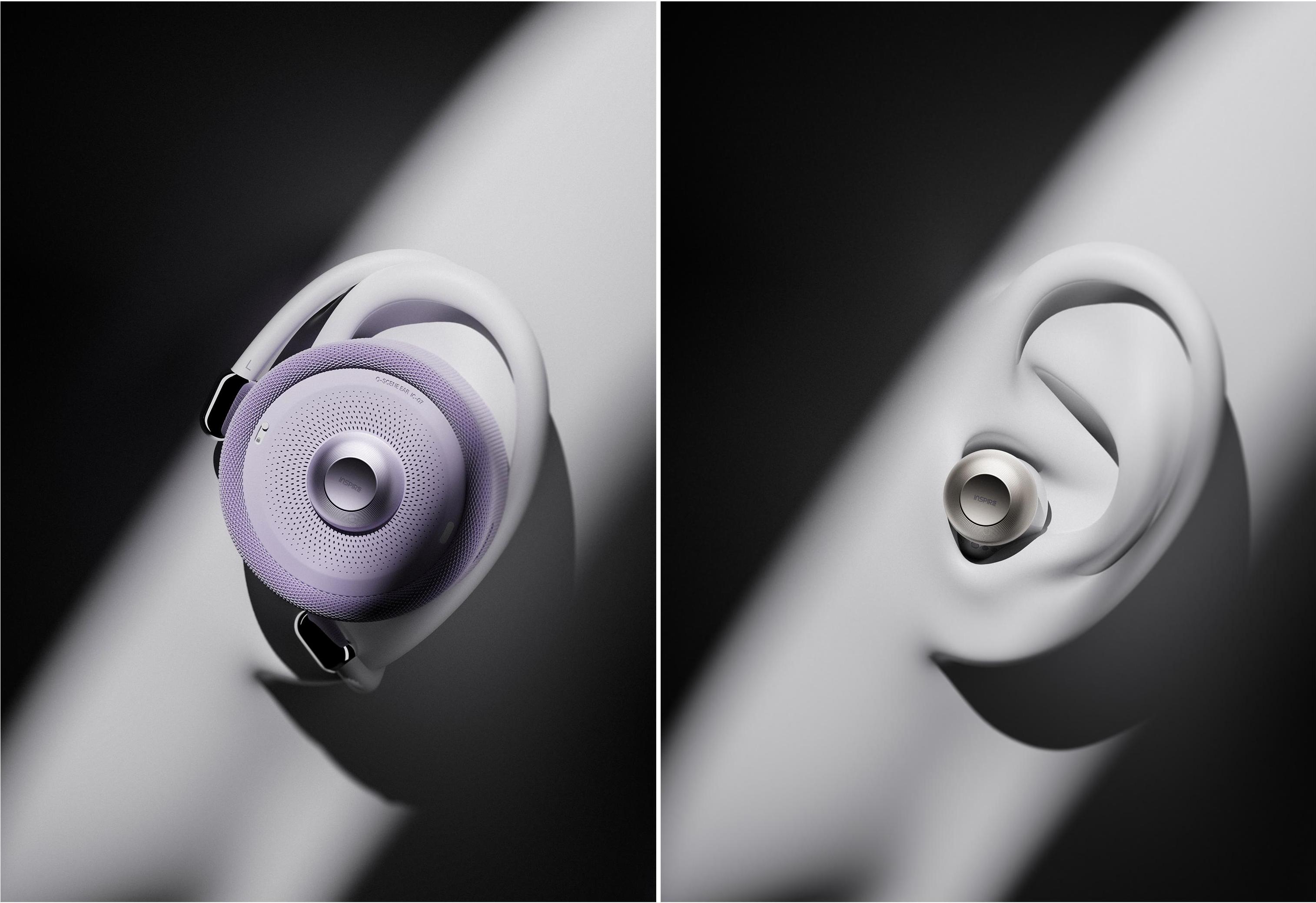 zero sense curve，product design，Digital intelligence，headset，