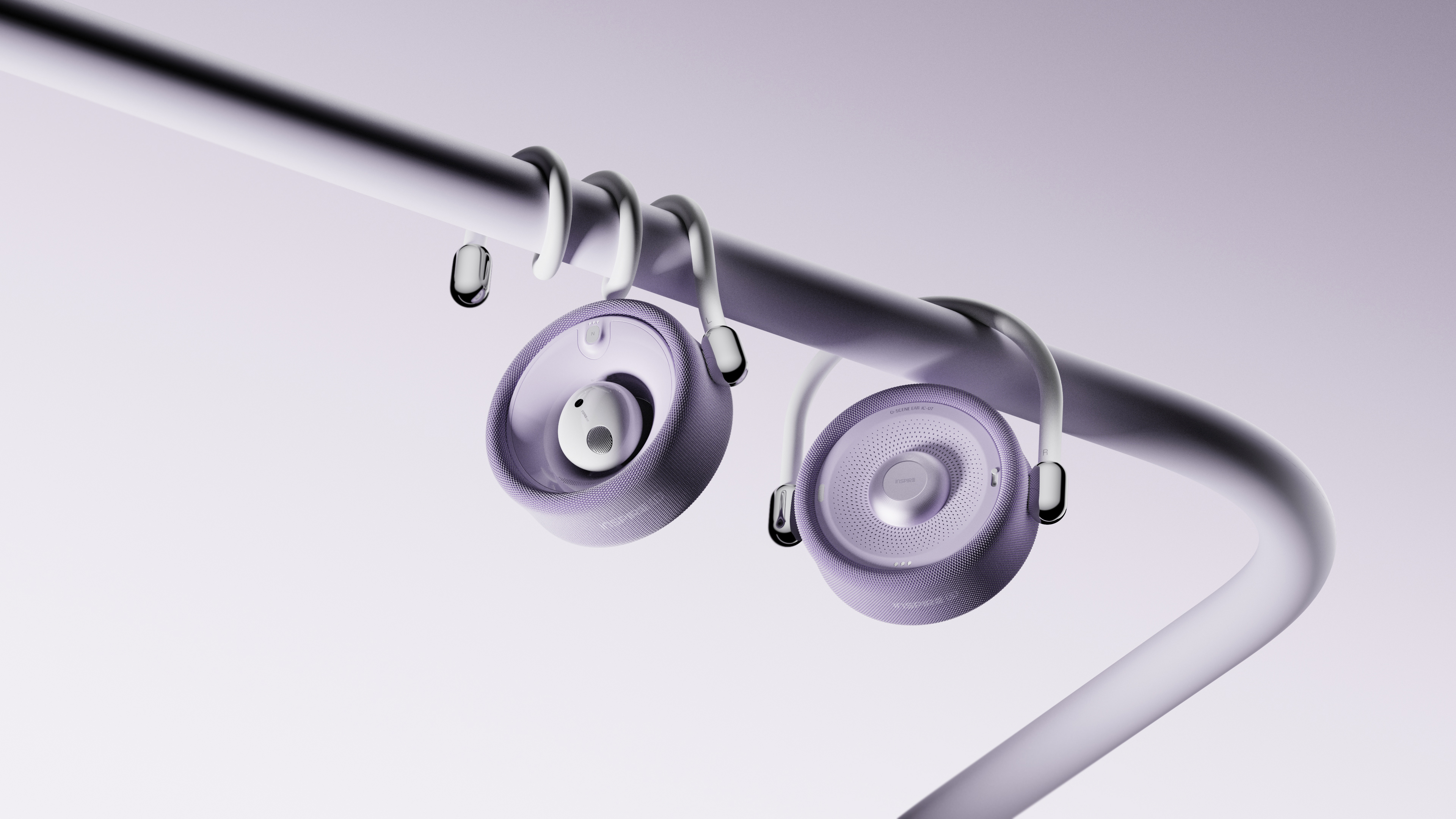 zero sense curve，product design，Digital intelligence，headset，