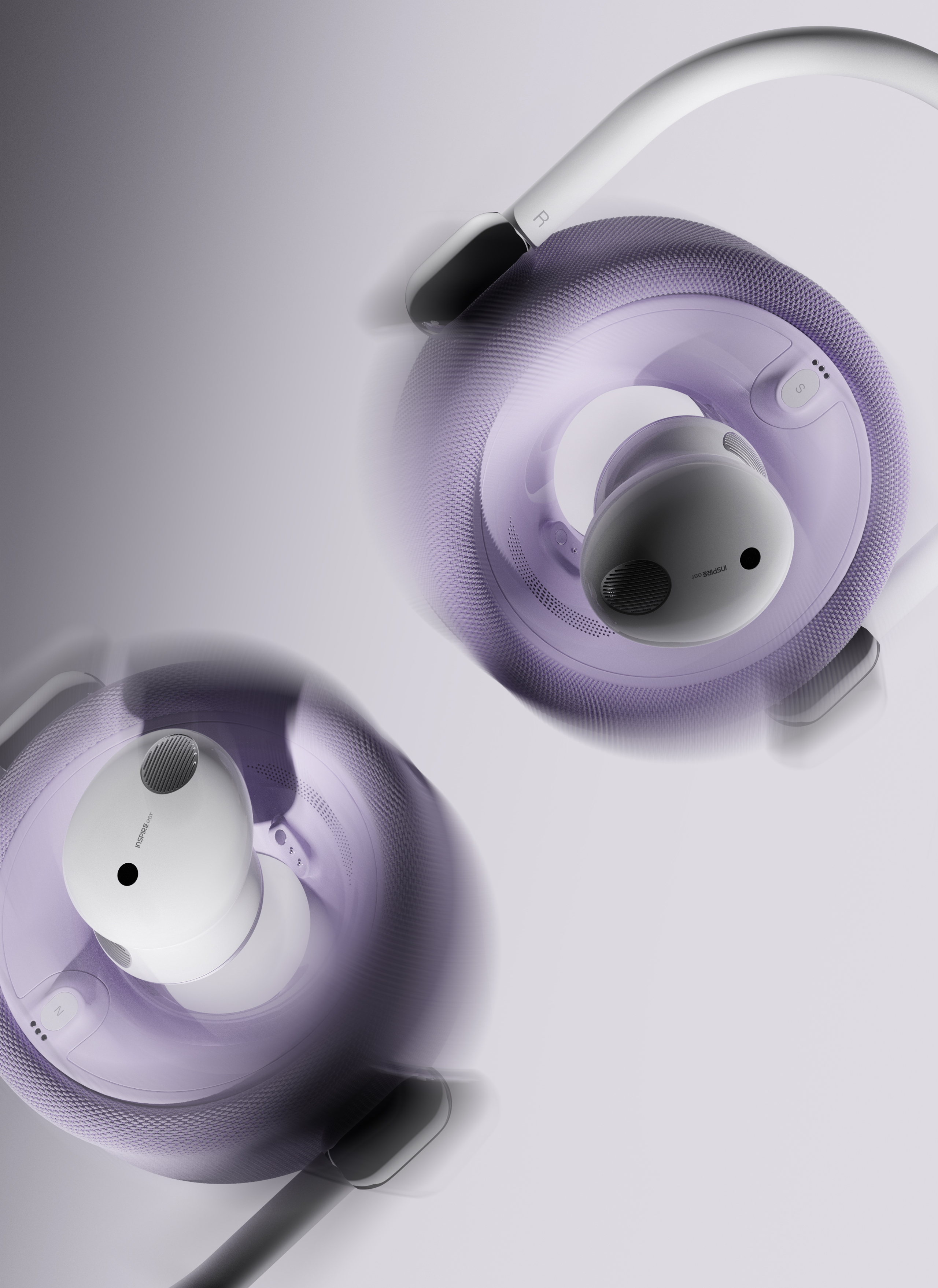 zero sense curve，product design，Digital intelligence，headset，