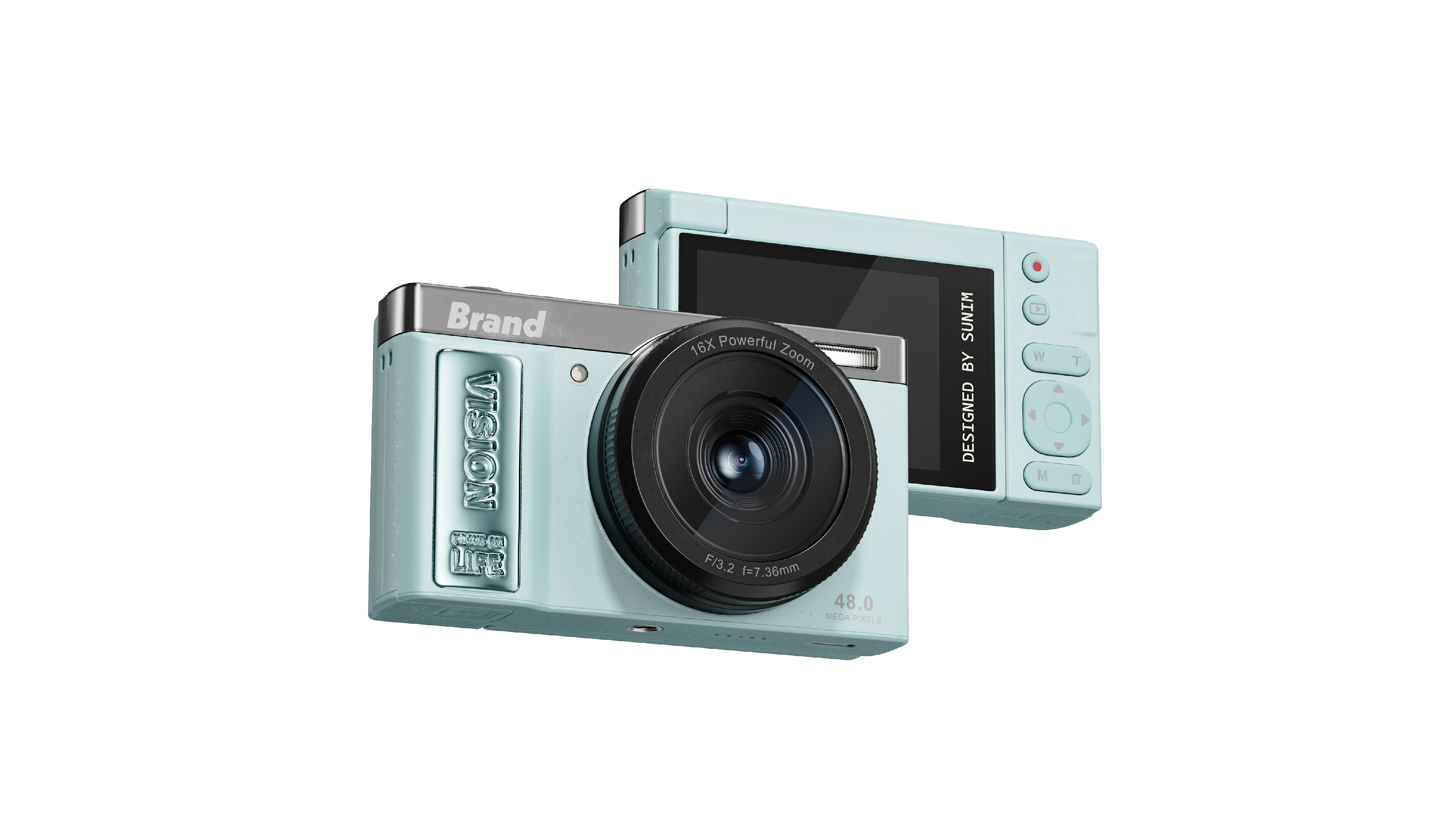 industrial design，product design，Appearance design，Camera design，clamshell camera，