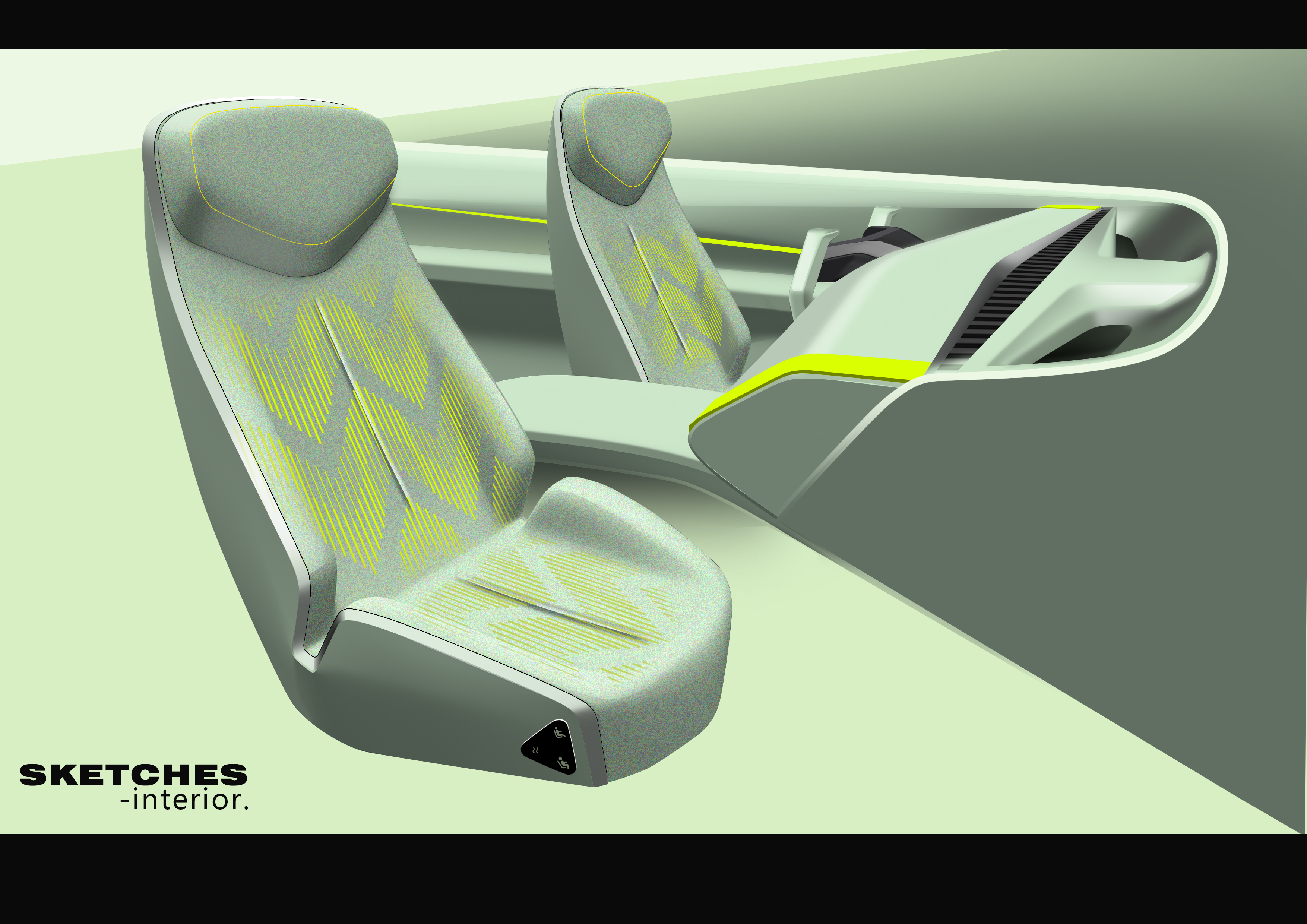 Exterior design，Interior design，PS rendering，exterior，interior，Interior parts，Steering wheel design，Seat design，