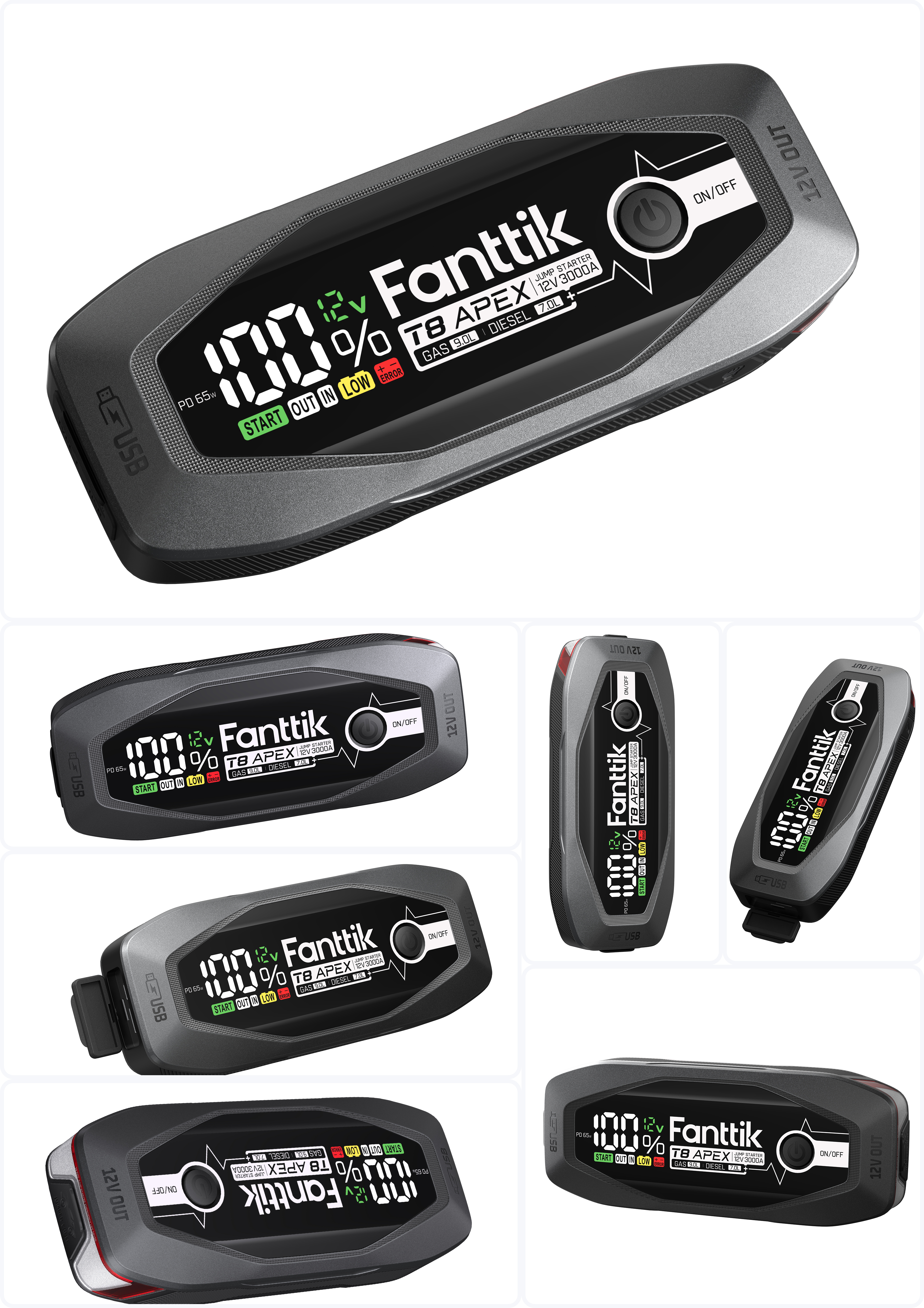 Product rendering，Amazon，Scooter，Air pump，Home Furnishing，On-board starting power supply，keyshot，BLENDER，