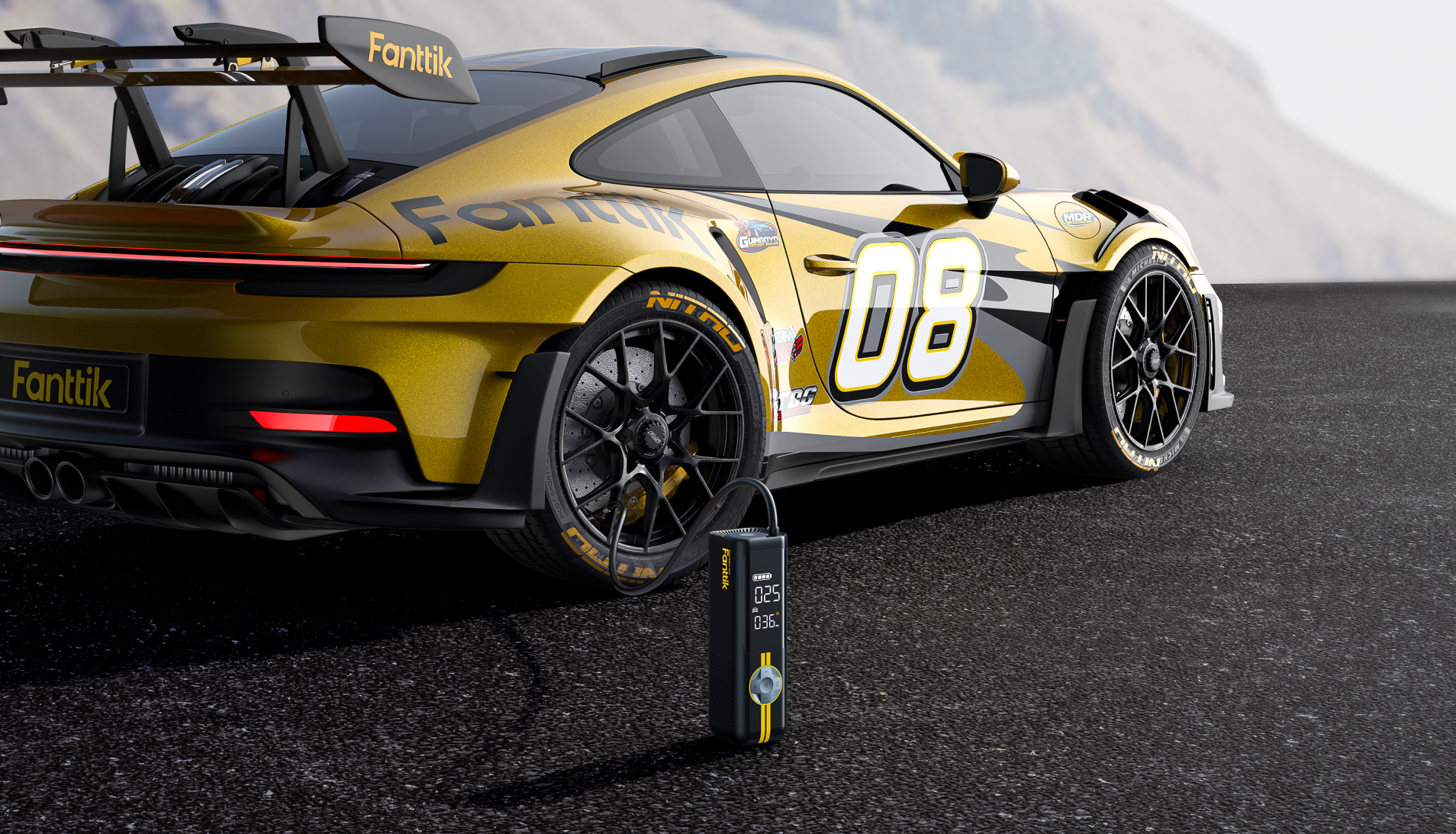 Product rendering，Amazon，Scooter，Air pump，Home Furnishing，On-board starting power supply，keyshot，BLENDER，