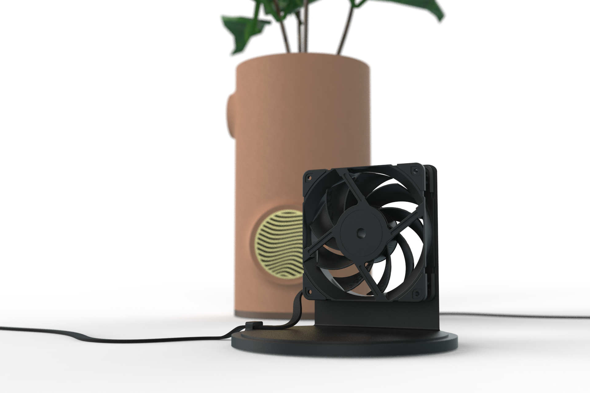 Cooool Vase，vase，Desktop cooler，cooling，