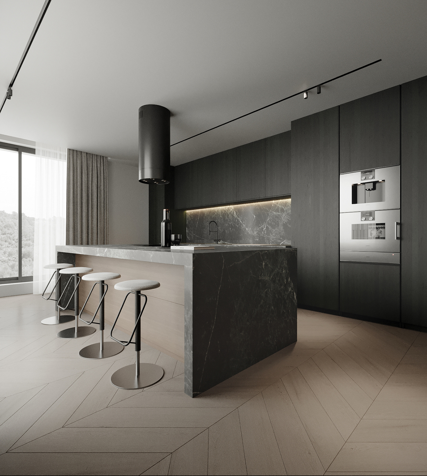 Interior design，environmental design，Architecture，Kitchen design，