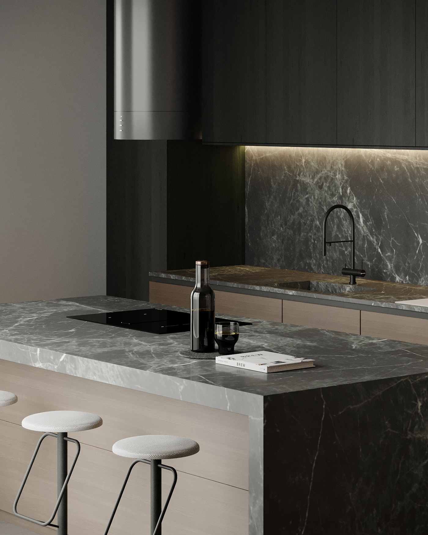 Interior design，environmental design，Architecture，Kitchen design，