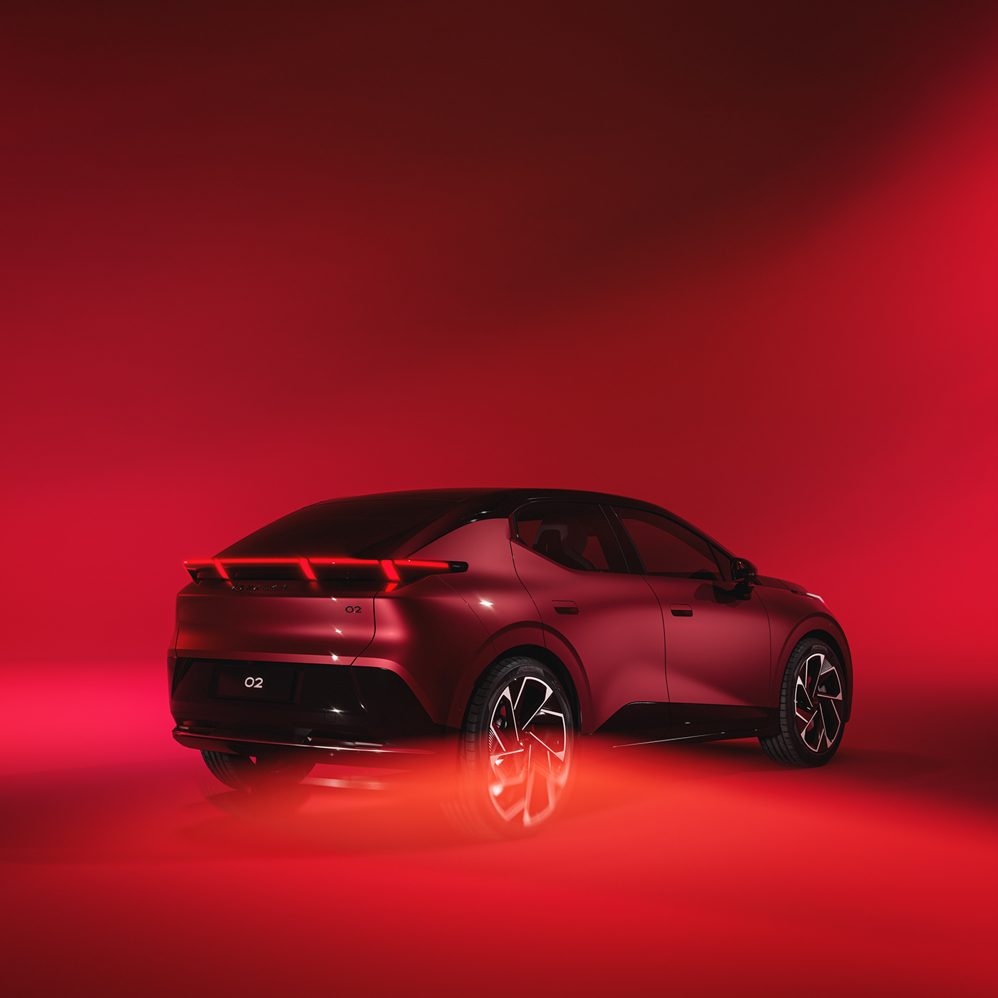 vehicle，automobile，Lynk&Co 02，design sketch，