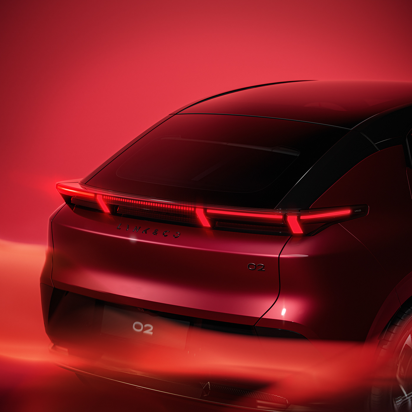 vehicle，automobile，Lynk&Co 02，design sketch，